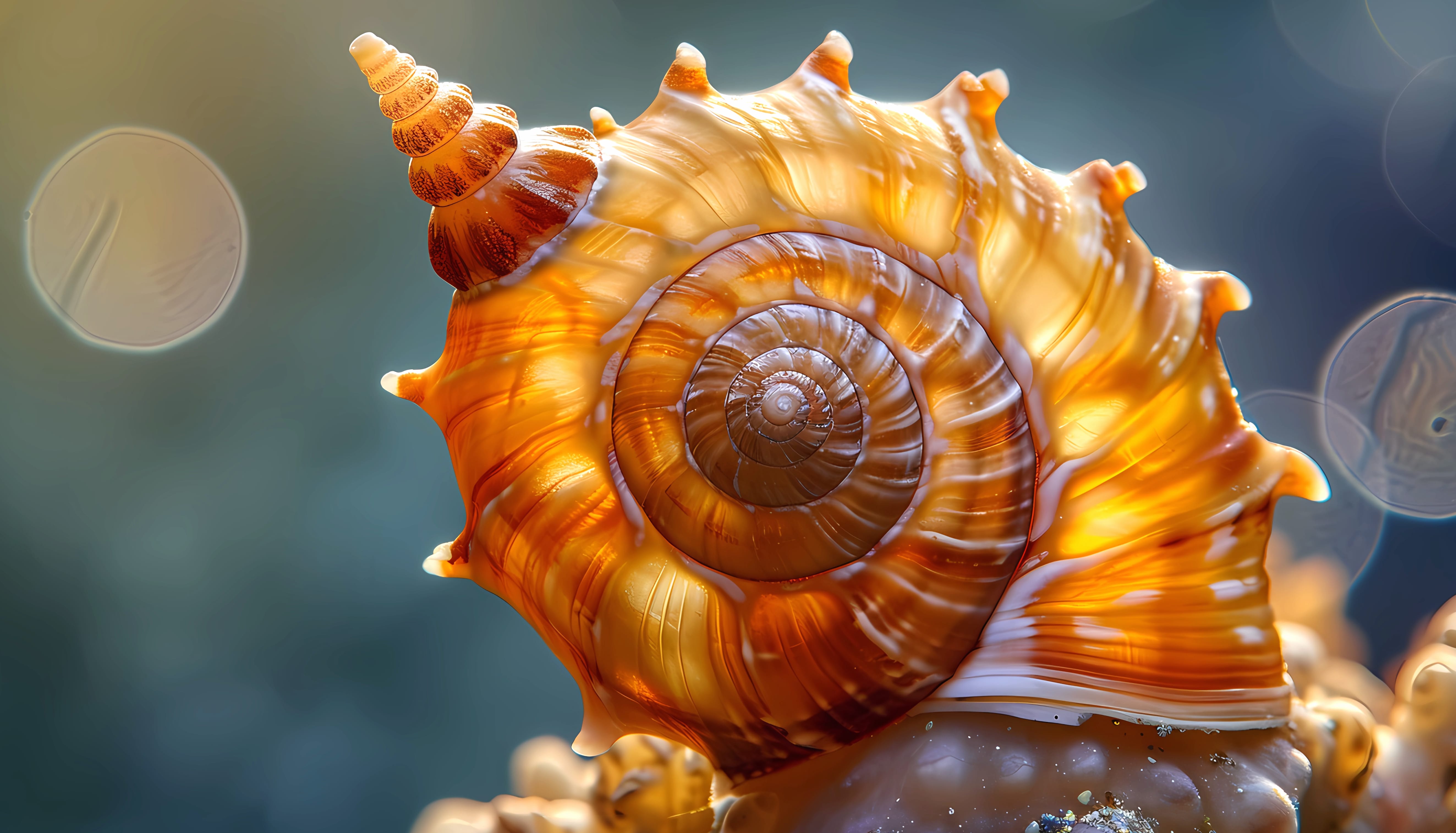 Sea snail shell at 2560 x 1440 HD size wallpapers HD quality