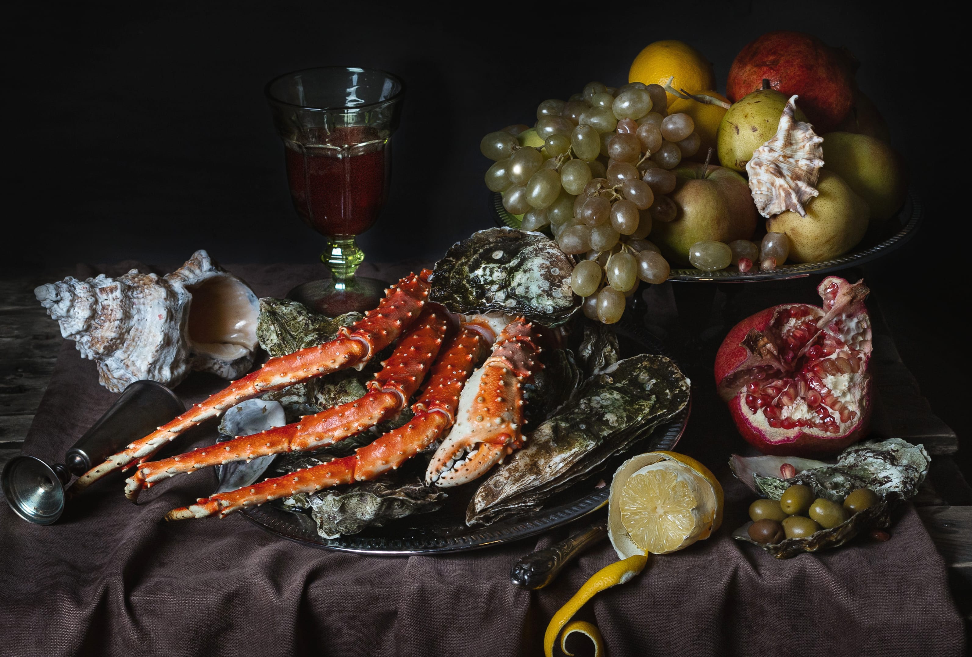 Seafood Food Still Life at 750 x 1334 iPhone 6 size wallpapers HD quality