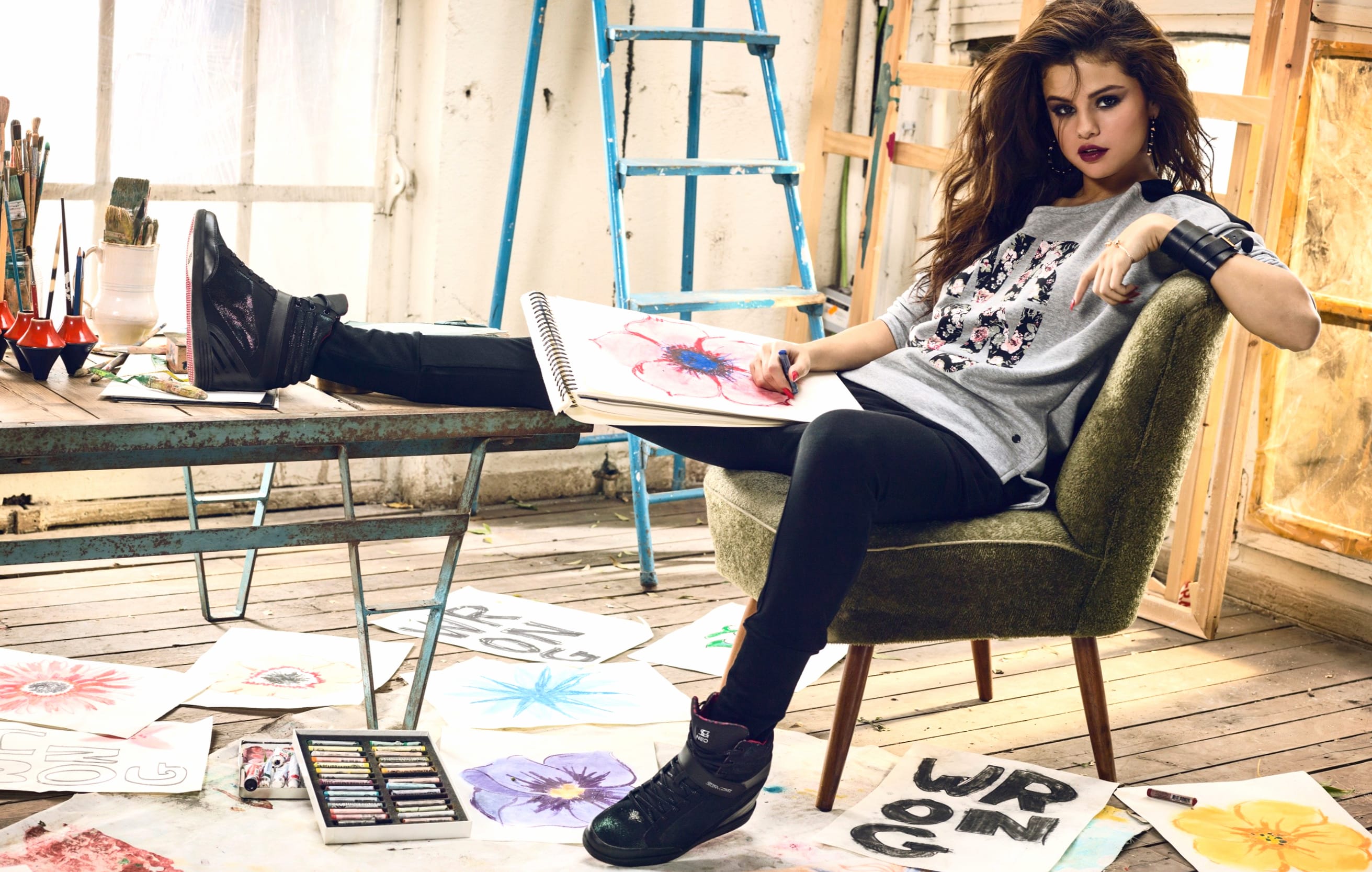 Selena Gomez Artistic wallpapers HD quality