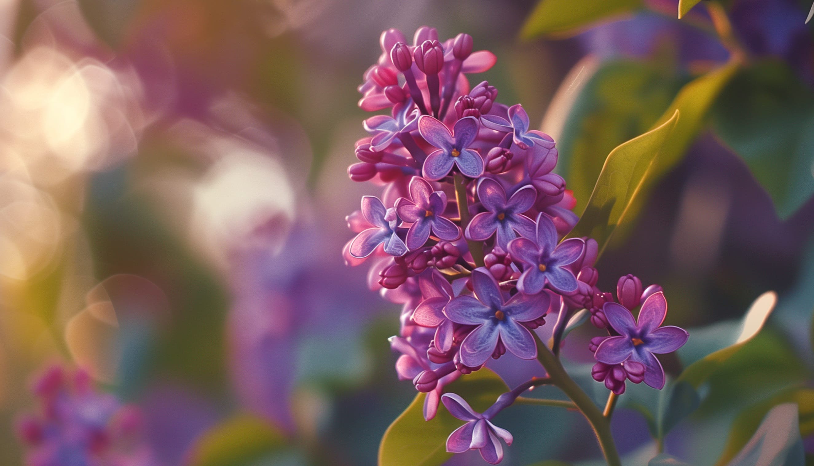 Serene Lilac Blossoms HD Desktop Wallpaper wallpapers HD quality