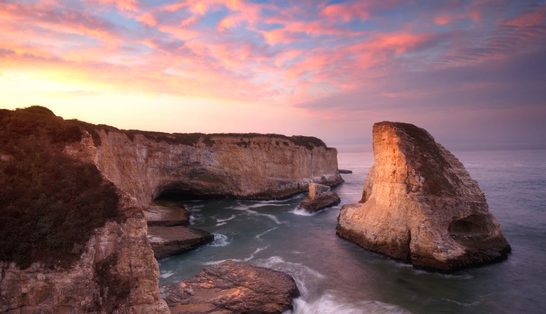 Shark Fin Cove Nature Cove wallpapers HD quality