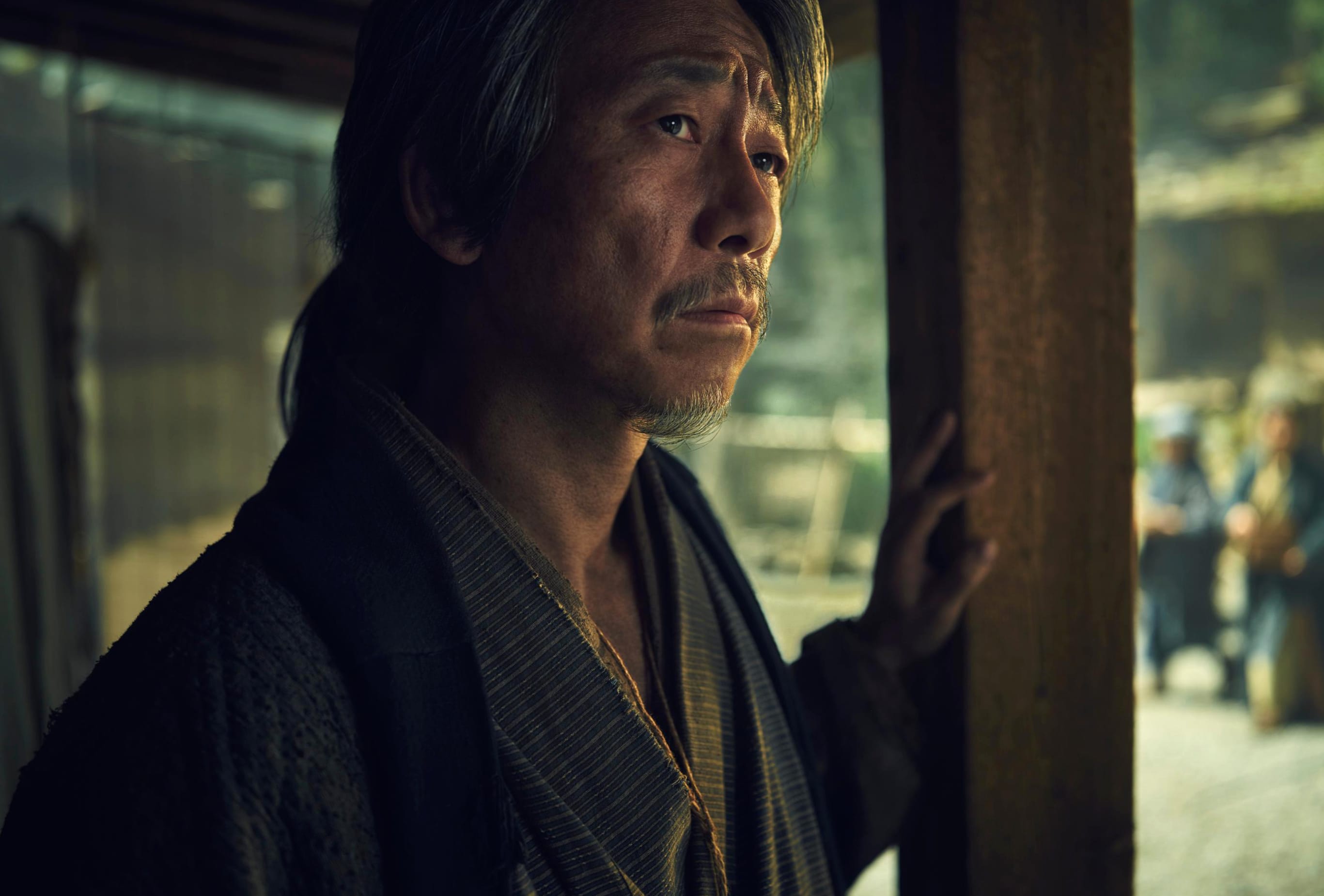 Shogun 2024 TV Show Featuring Poignant Character Scene at 320 x 480 iPhone size wallpapers HD quality