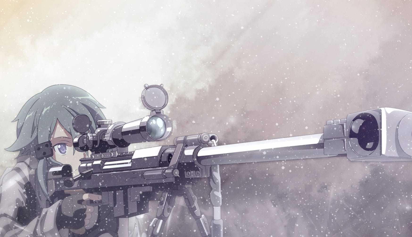 Sinon Sniper - Sword Art Online II wallpapers HD quality