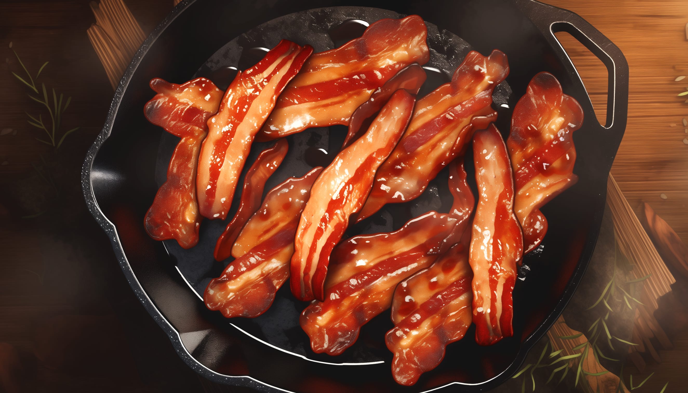 Sizzling Bacon - Gourmet Desktop Background wallpapers HD quality