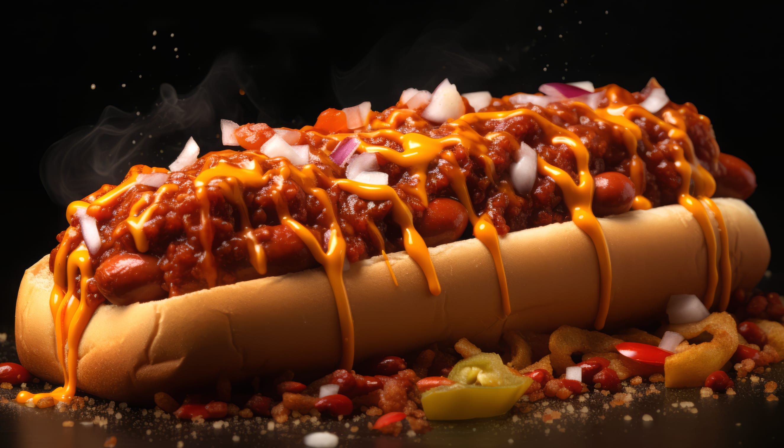 Sizzling Chili Dog wallpapers HD quality