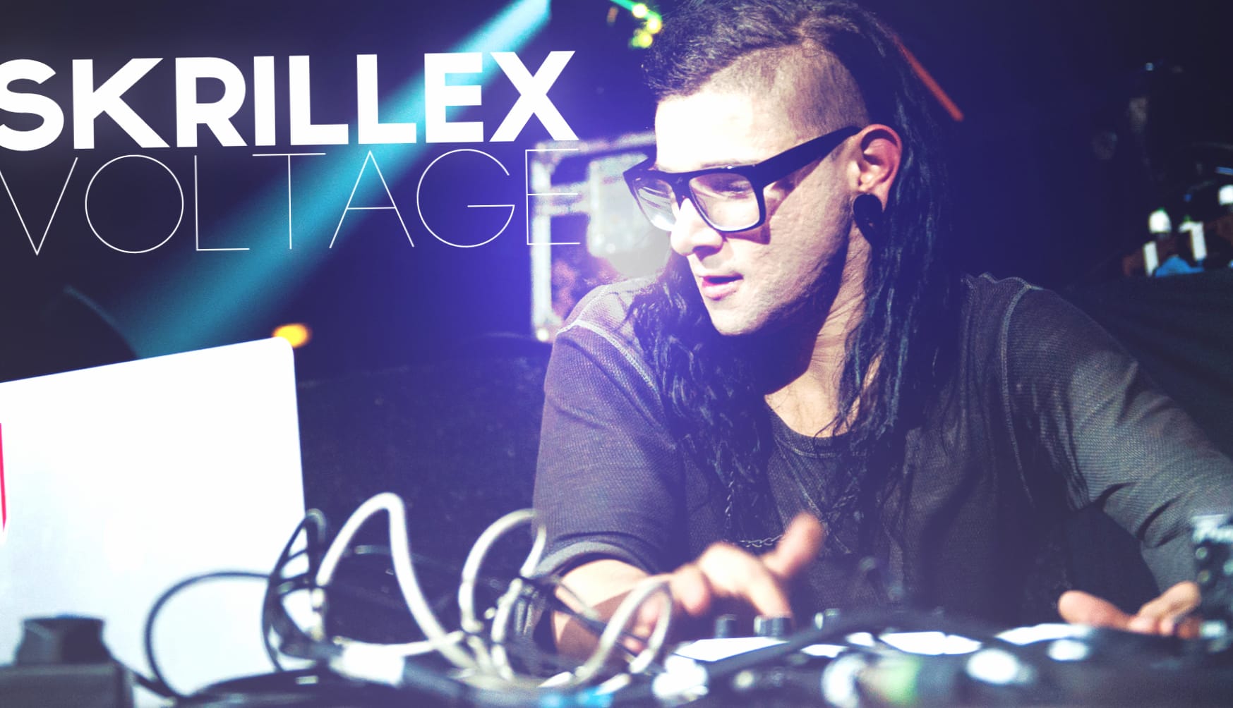 Skrillex Voltage at 320 x 480 iPhone size wallpapers HD quality