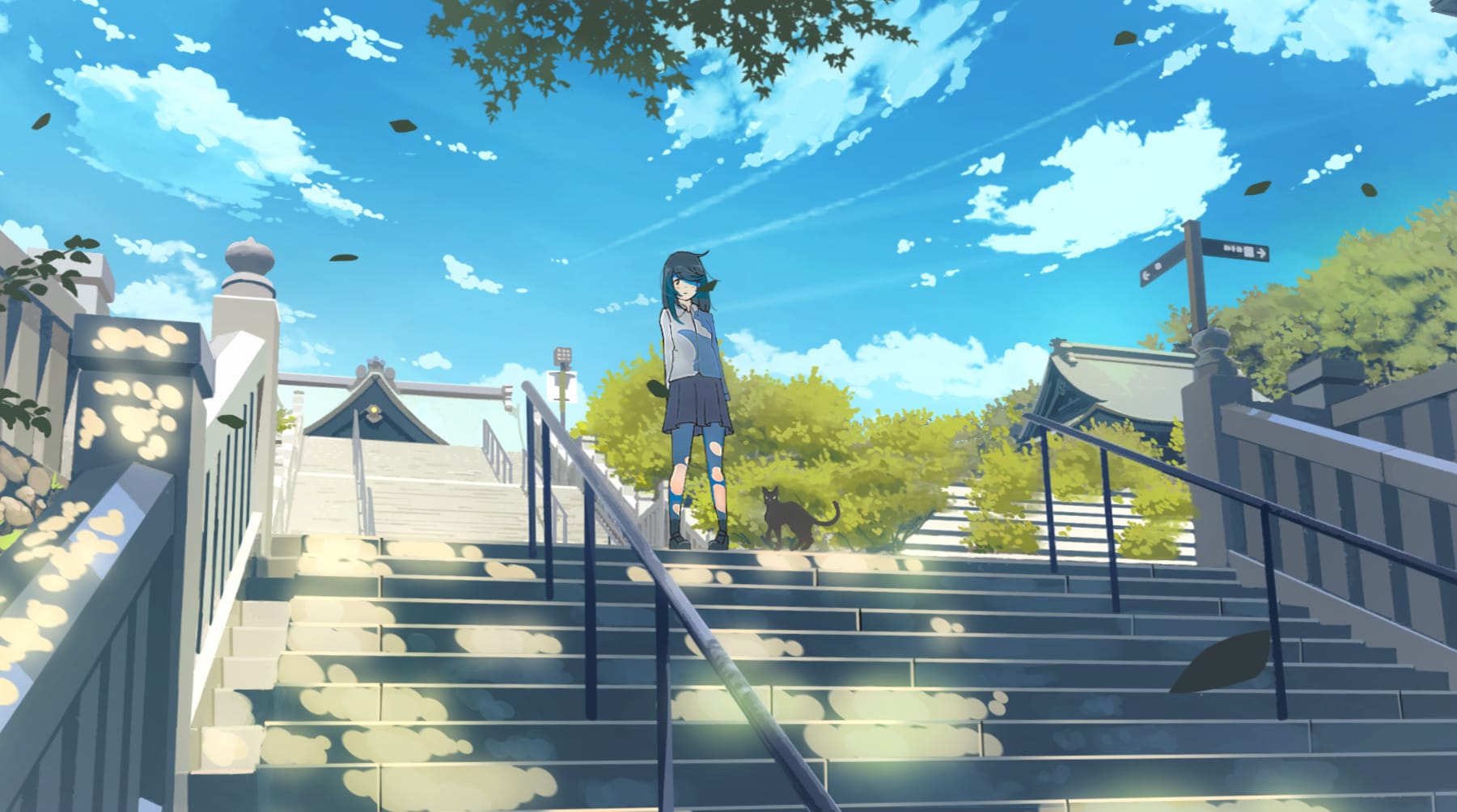 Sky Cat Anime Original wallpapers HD Sky Cat Anime Original wallpapers HD quality