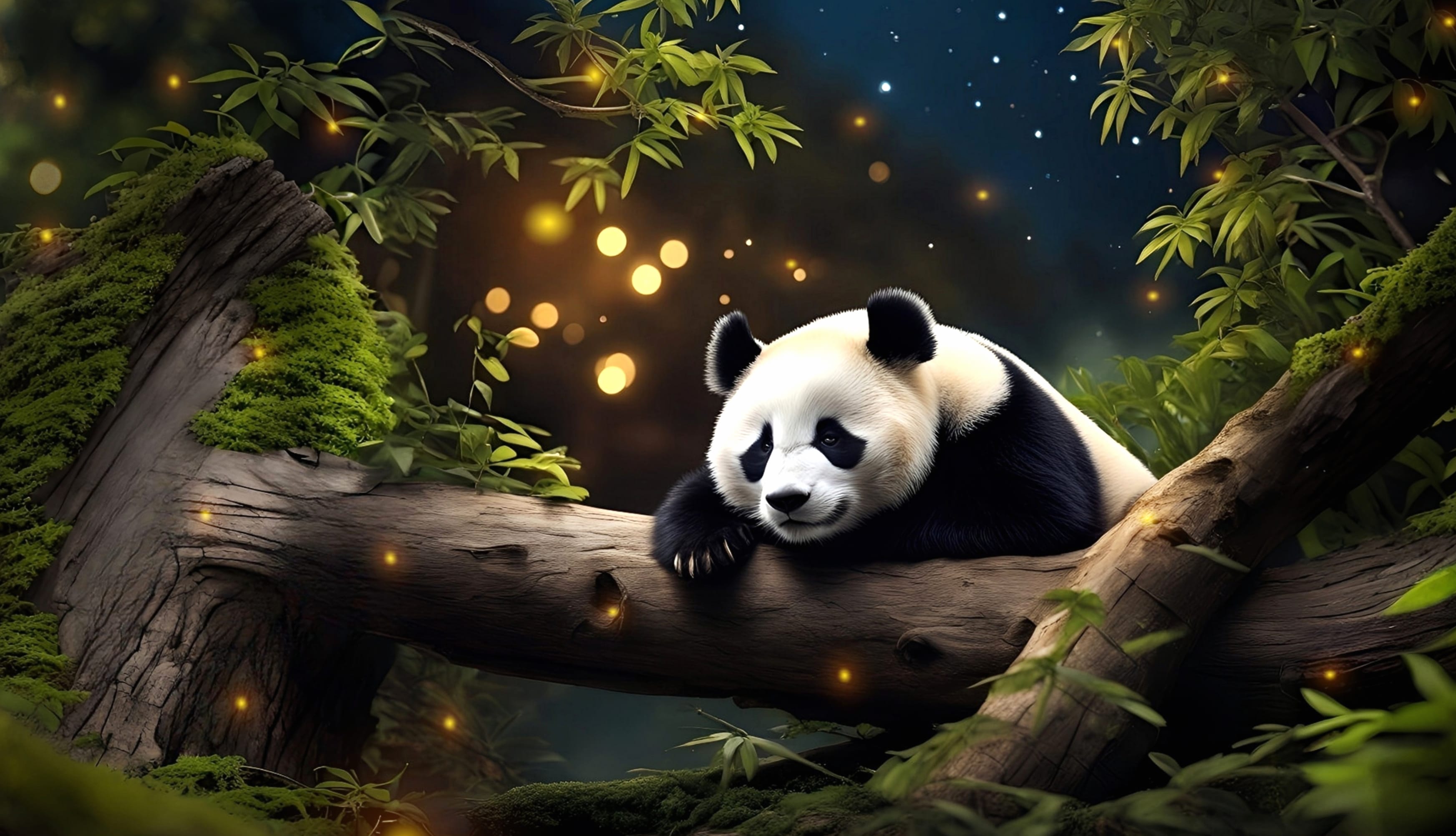 Sleepy Panda wallpapers HD quality