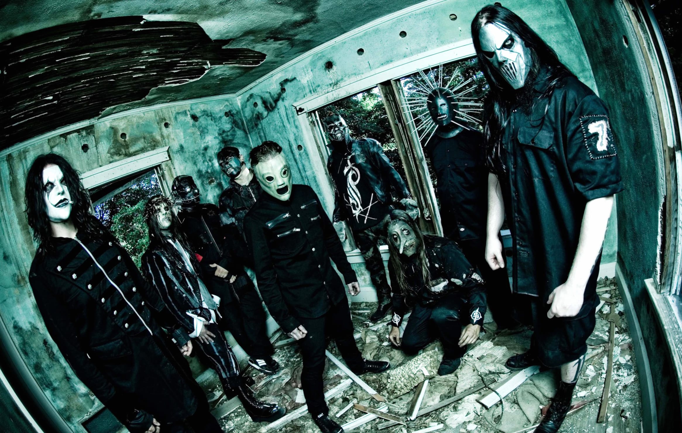 Slipknot The Dark Edge of Heavy and Industrial Metal at 640 x 1136 iPhone 5 size wallpapers HD quality