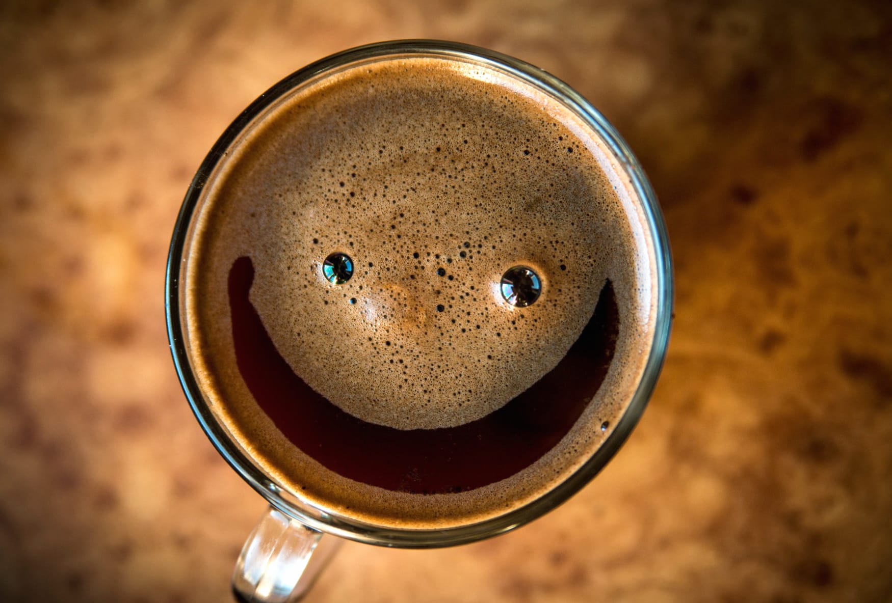 Smiling Coffee Delight - wallpapers HD quality