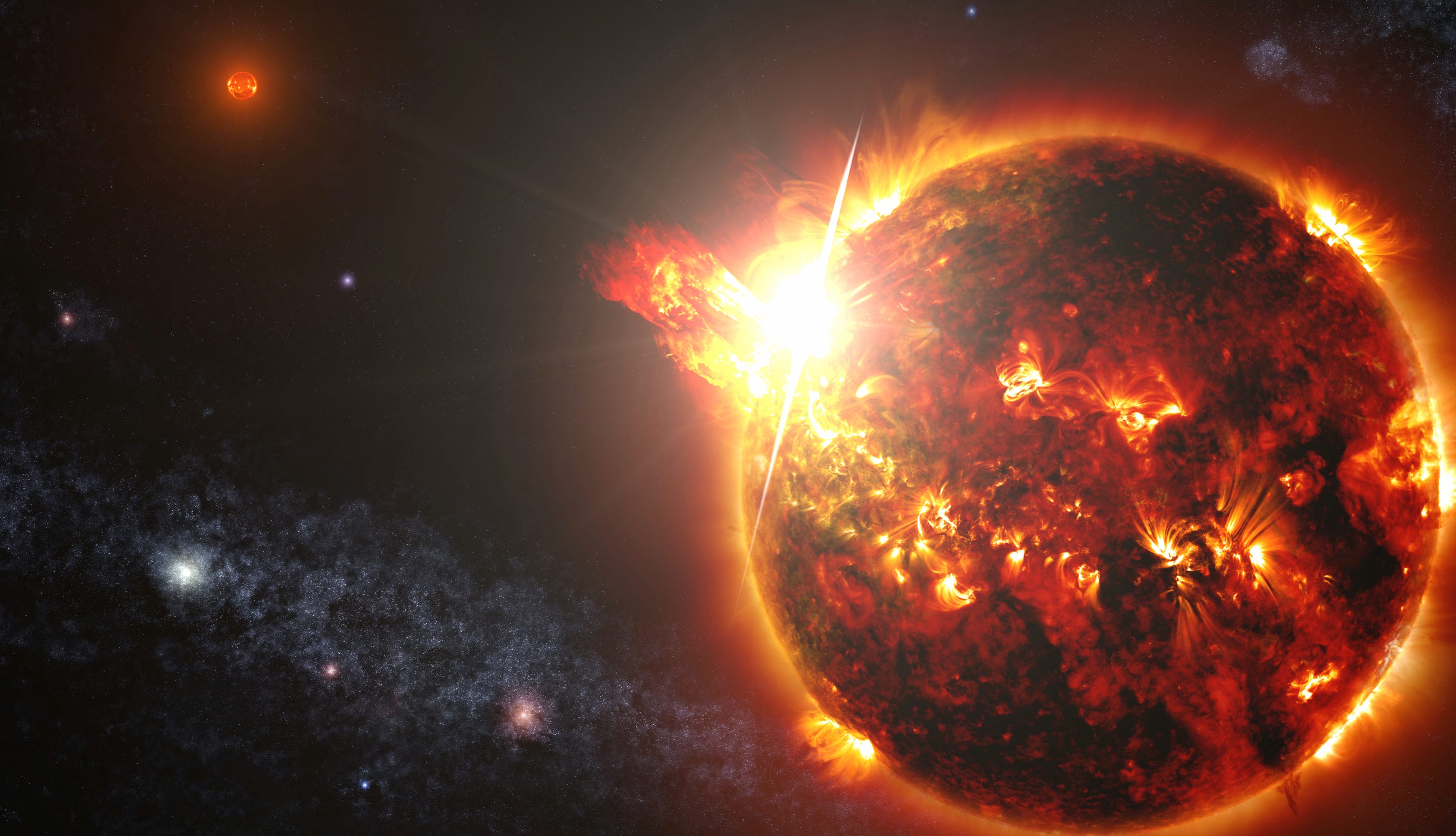 Solar Flare Sci-Fi wallpapers HD quality