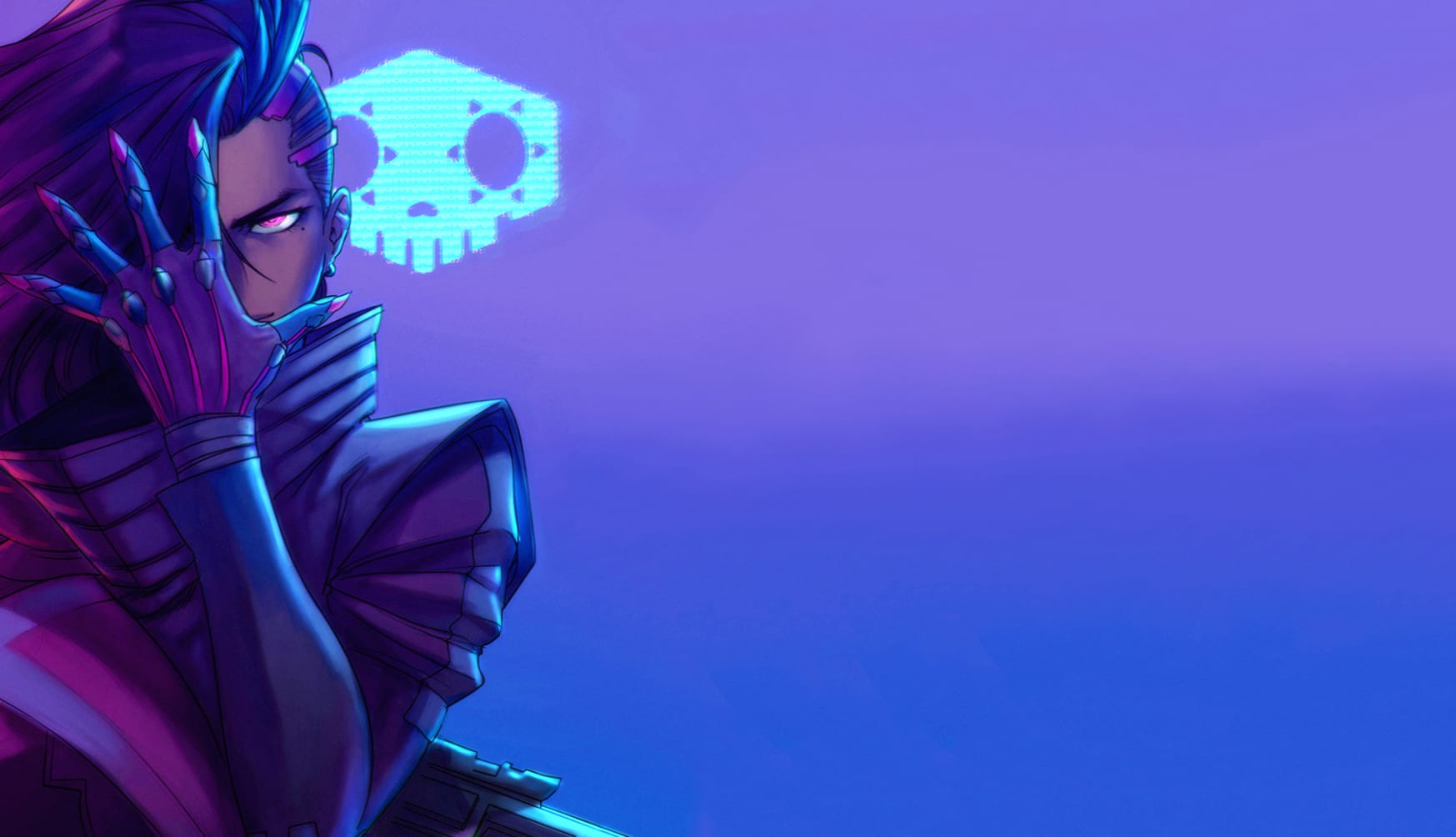 Sombra Overwatch at 1600 x 900 HD size wallpapers HD quality