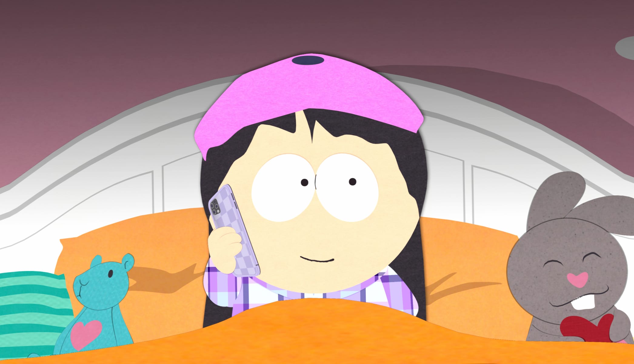 South Park - Cozy Bedroom Scene at 1366 x 768 HD size wallpapers HD quality