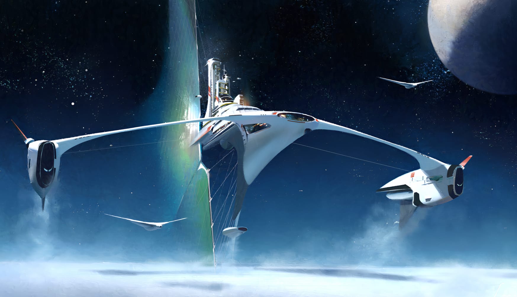 Spacecraft Voyage HD Desktop Wallpaper wallpapers HD quality