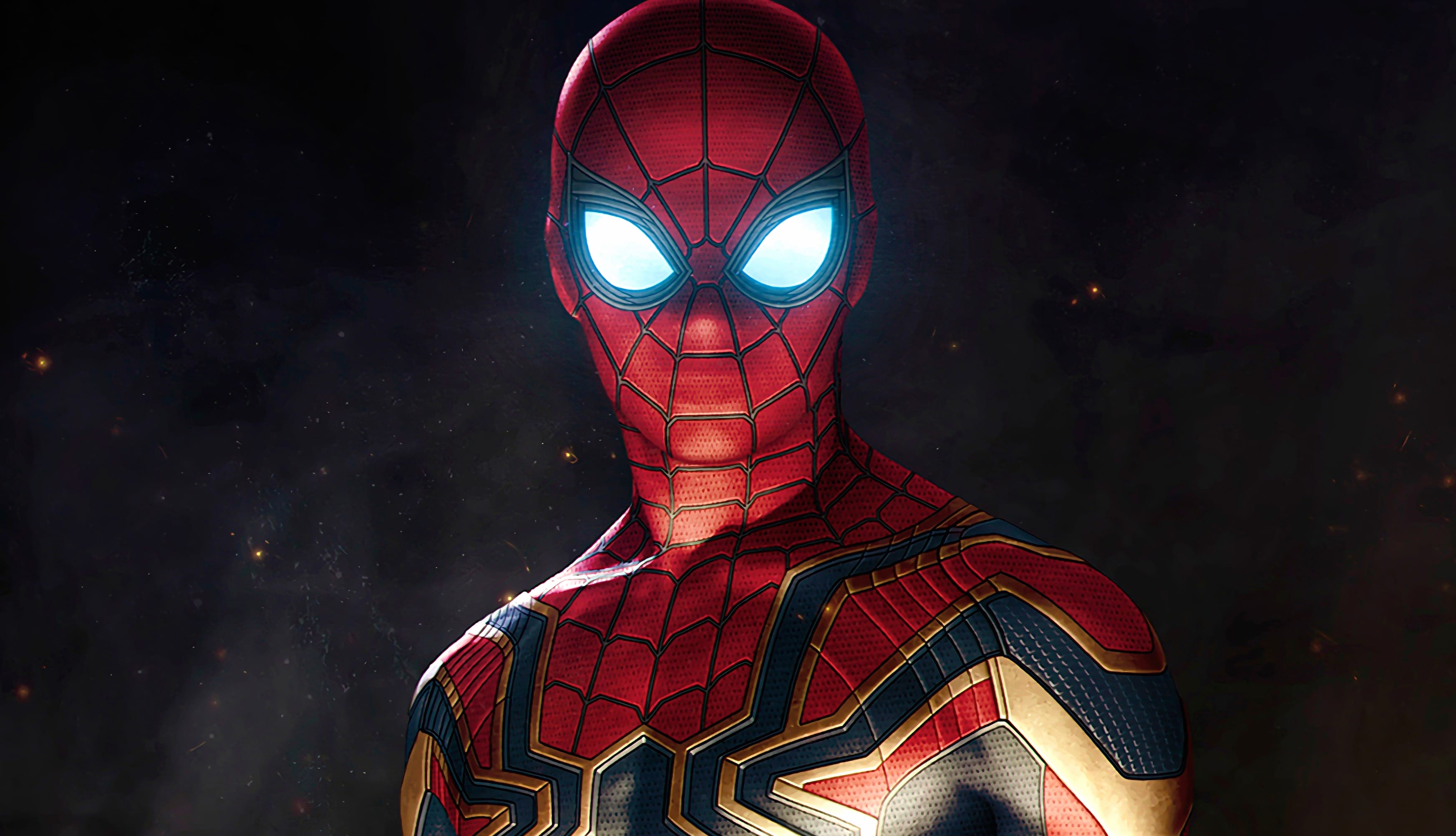 Spider-Man Glowing Eyes 4K wallpapers HD quality