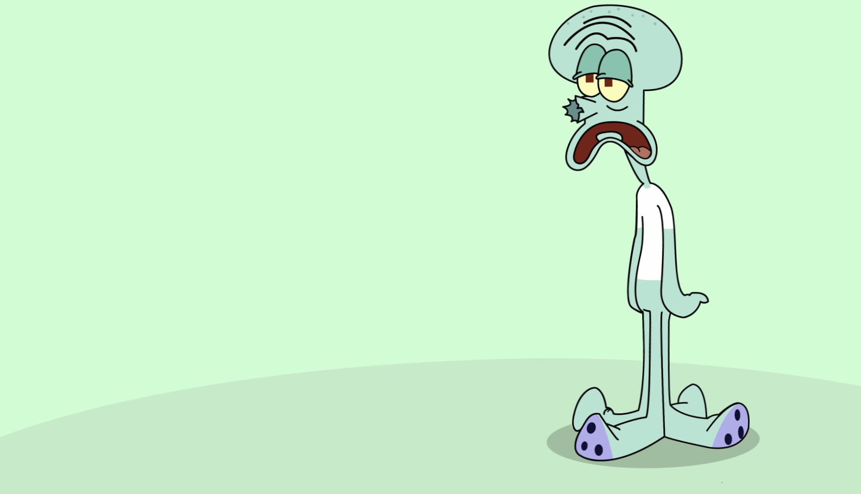 SpongeBob SquarePants Show - Squidward HD Desktop Wallpaper wallpapers HD quality