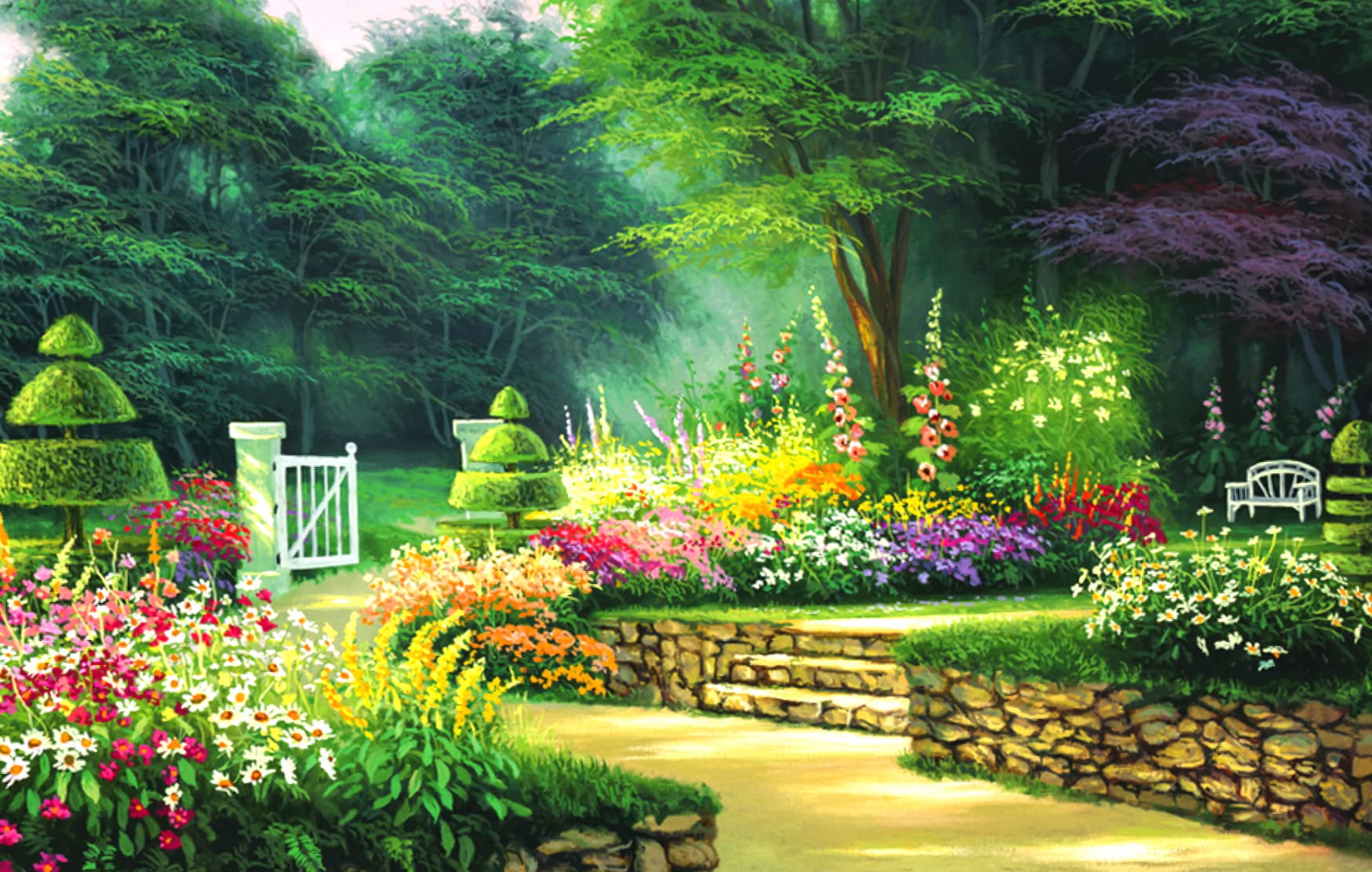 Spring Serenity Garden wallpapers HD quality