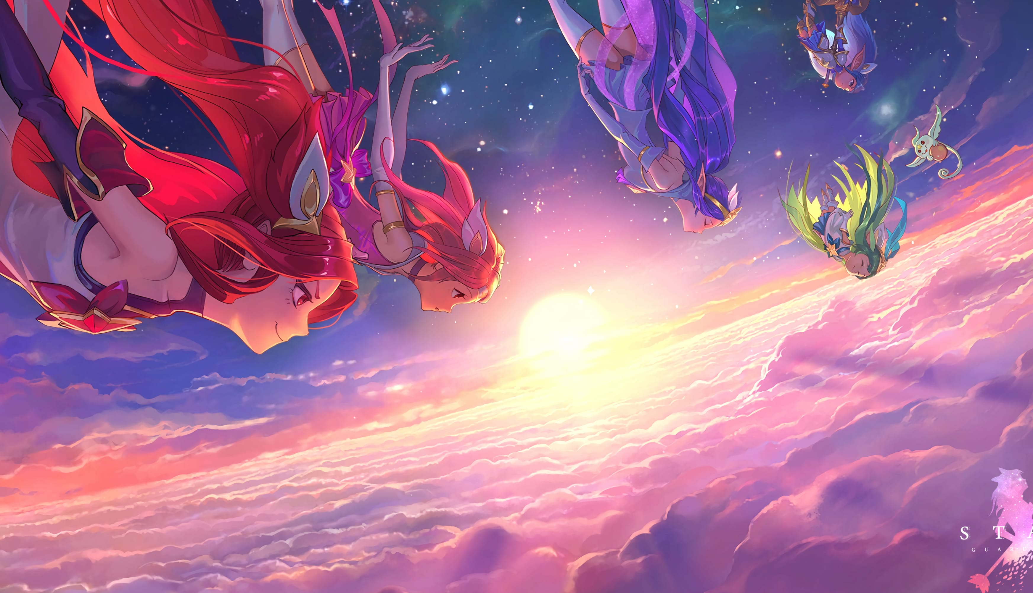 Star Guardians in HD - League of Legends Wallpaper at 1024 x 1024 iPad size wallpapers HD quality