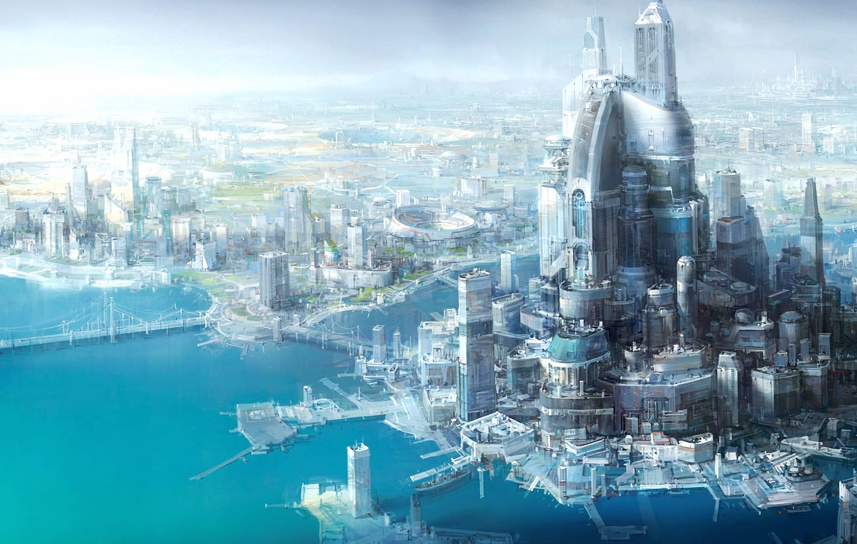 Star Wars-Inspired Futuristic City wallpapers HD quality