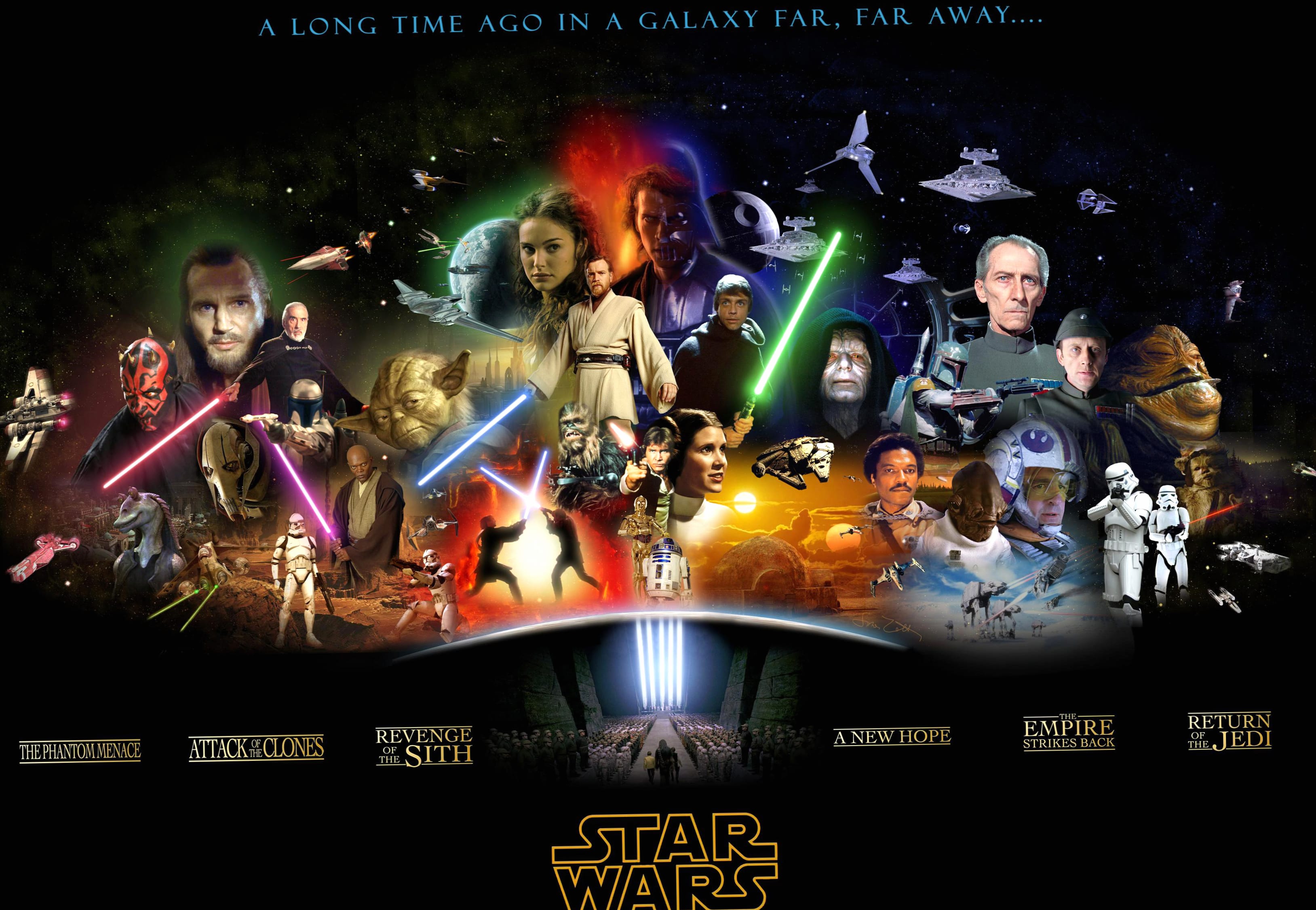 Star Wars Epic Journey - at 640 x 960 iPhone 4 size wallpapers HD quality