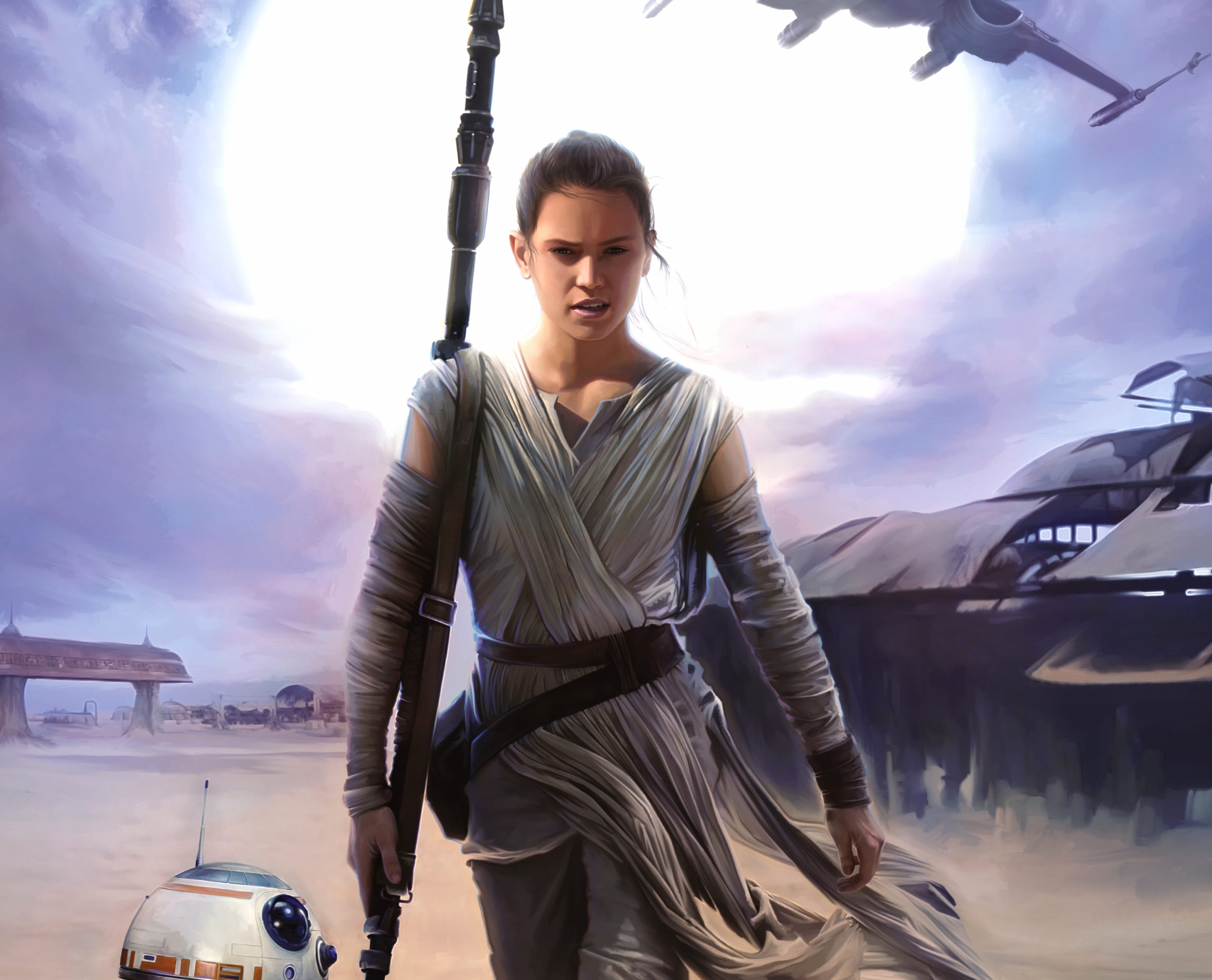 Star Wars The Force Awakens - Rey wallpapers HD quality