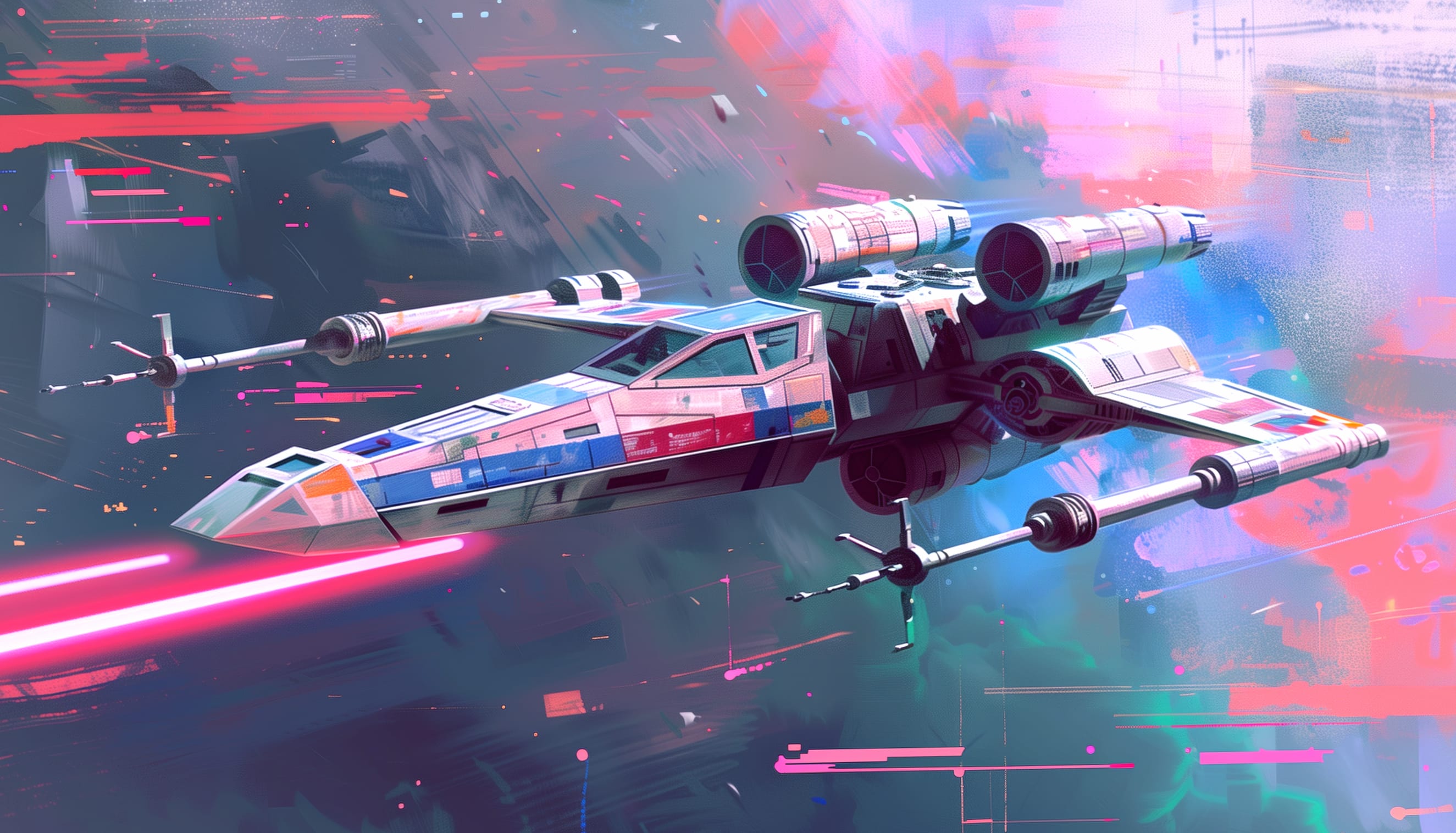 Star Wars X-Wing Sci-Fi at 640 x 1136 iPhone 5 size wallpapers HD quality