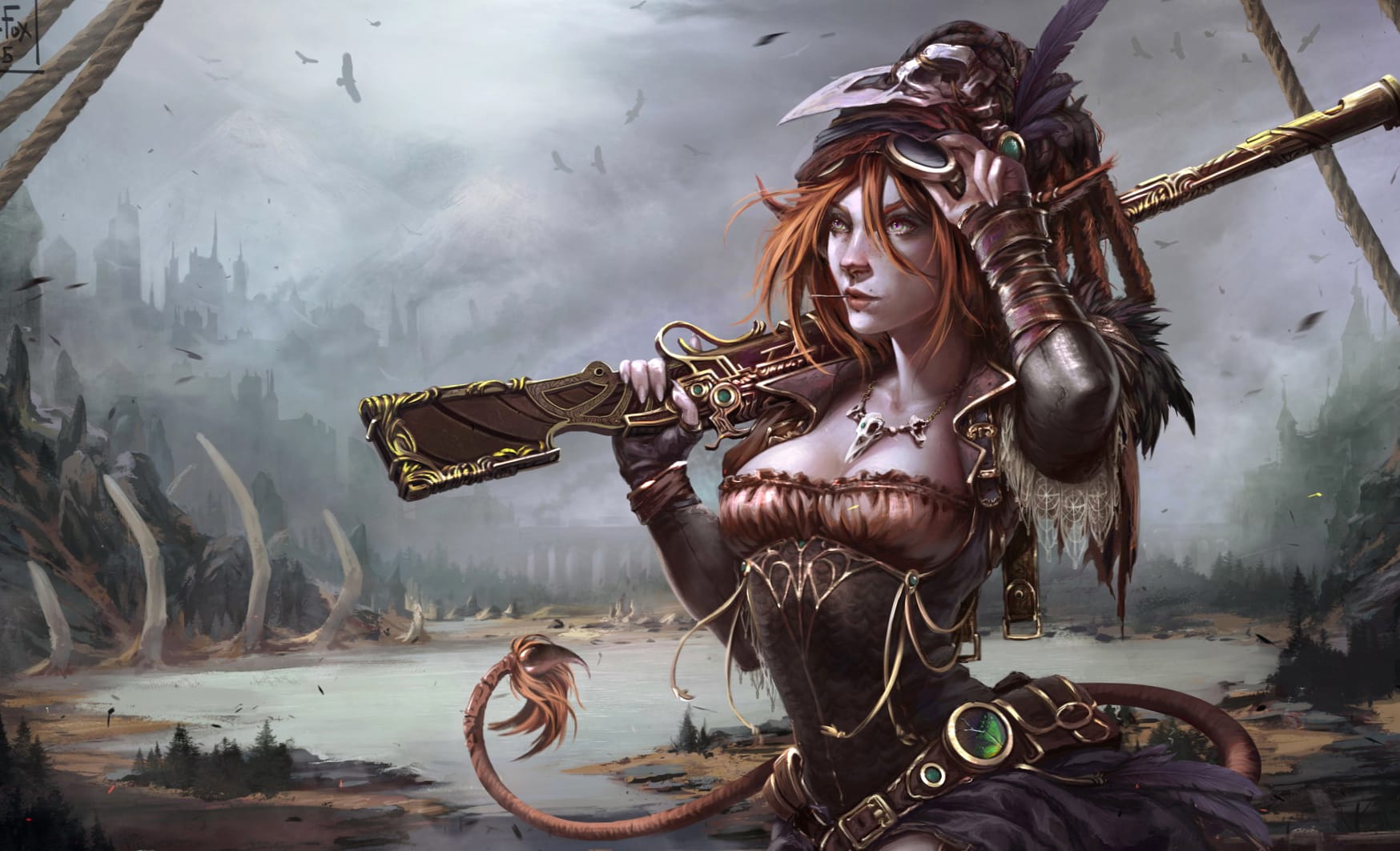 Steampunk Adventure HD Sci-Fi Wallpaper at 1600 x 1200 size wallpapers HD quality