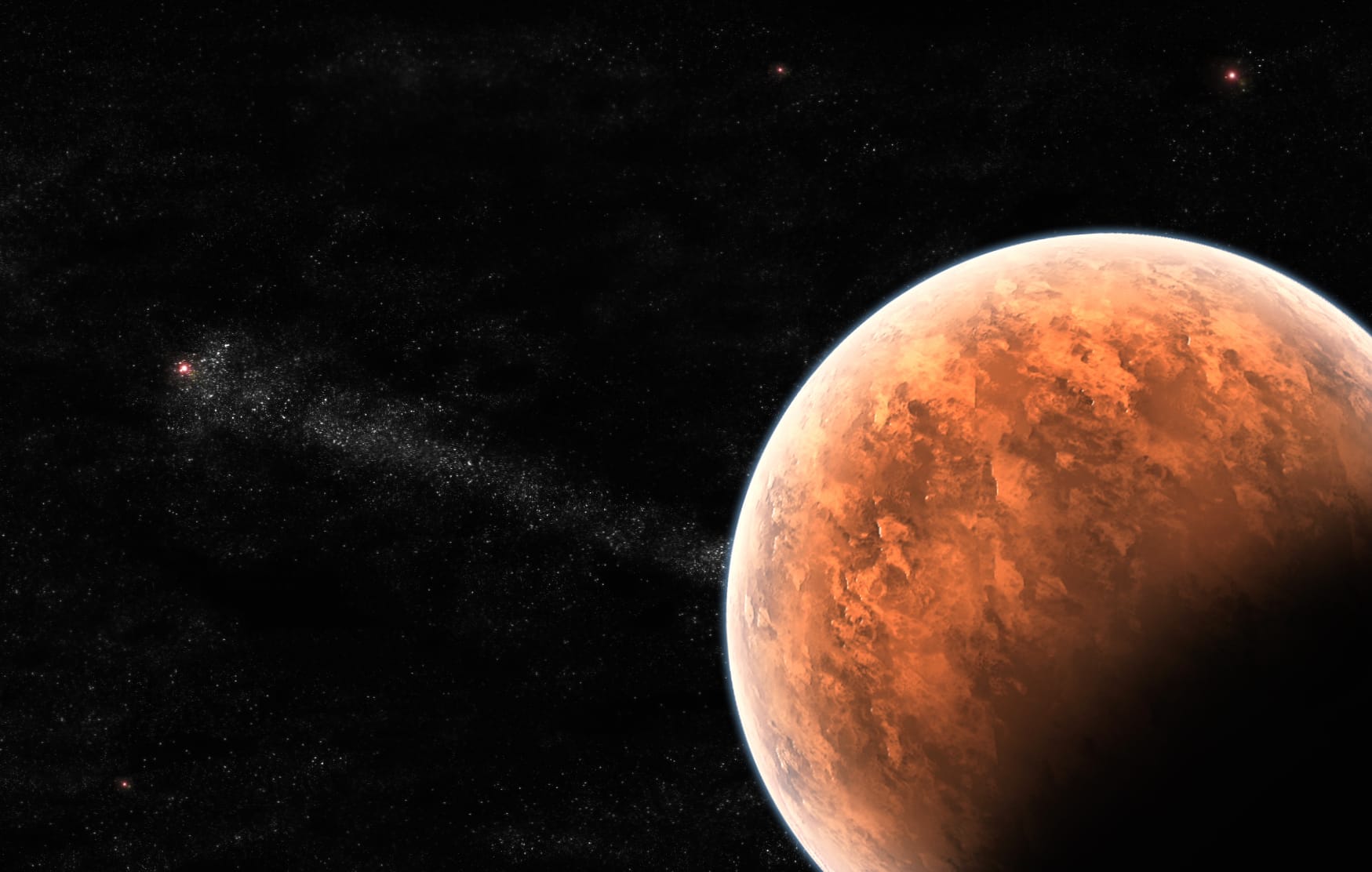 Stellar Red Planet at 1280 x 960 size wallpapers HD quality