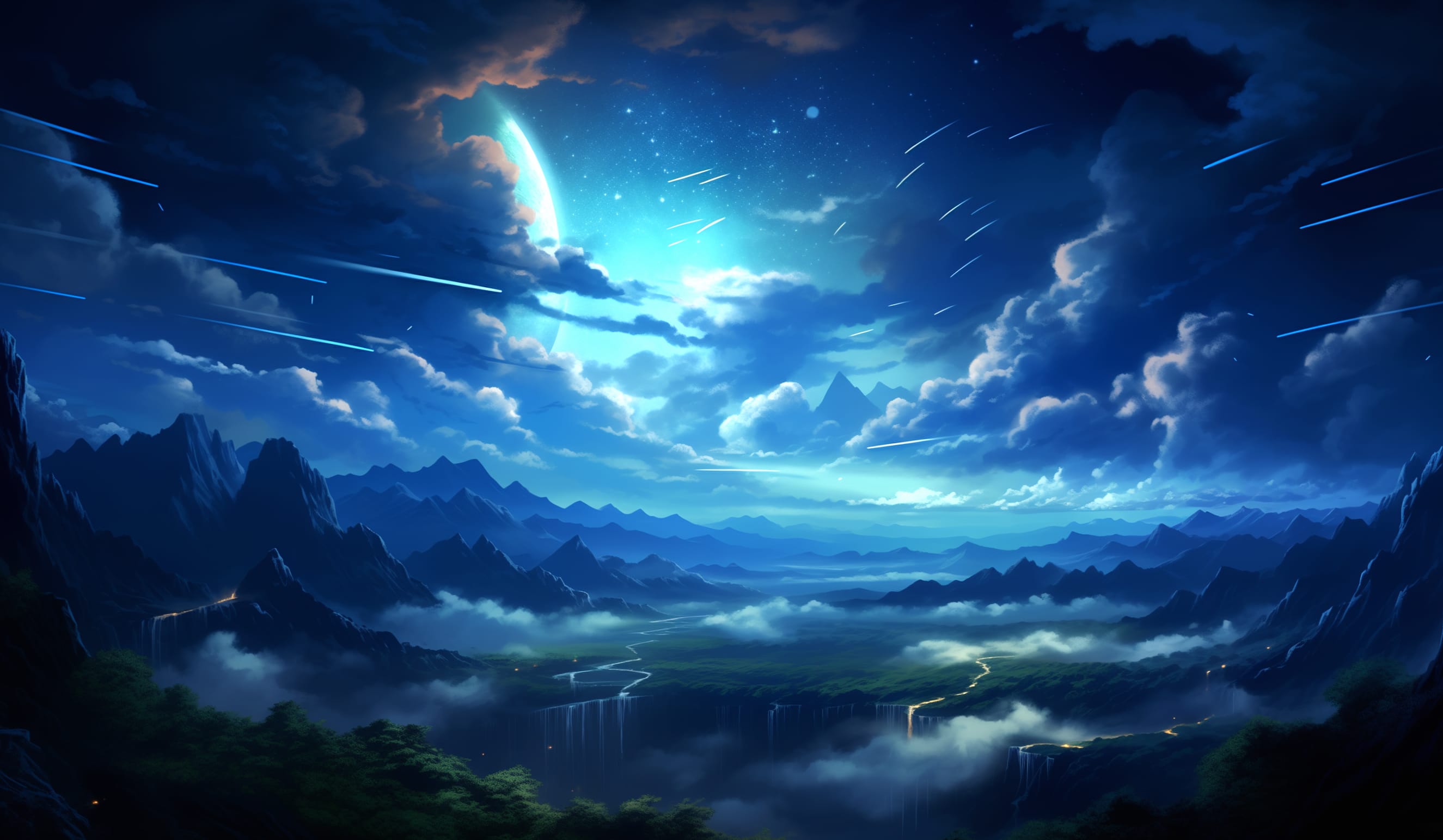 Stellar_Twilight_Over_Mountain_Valley wallpapers HD quality