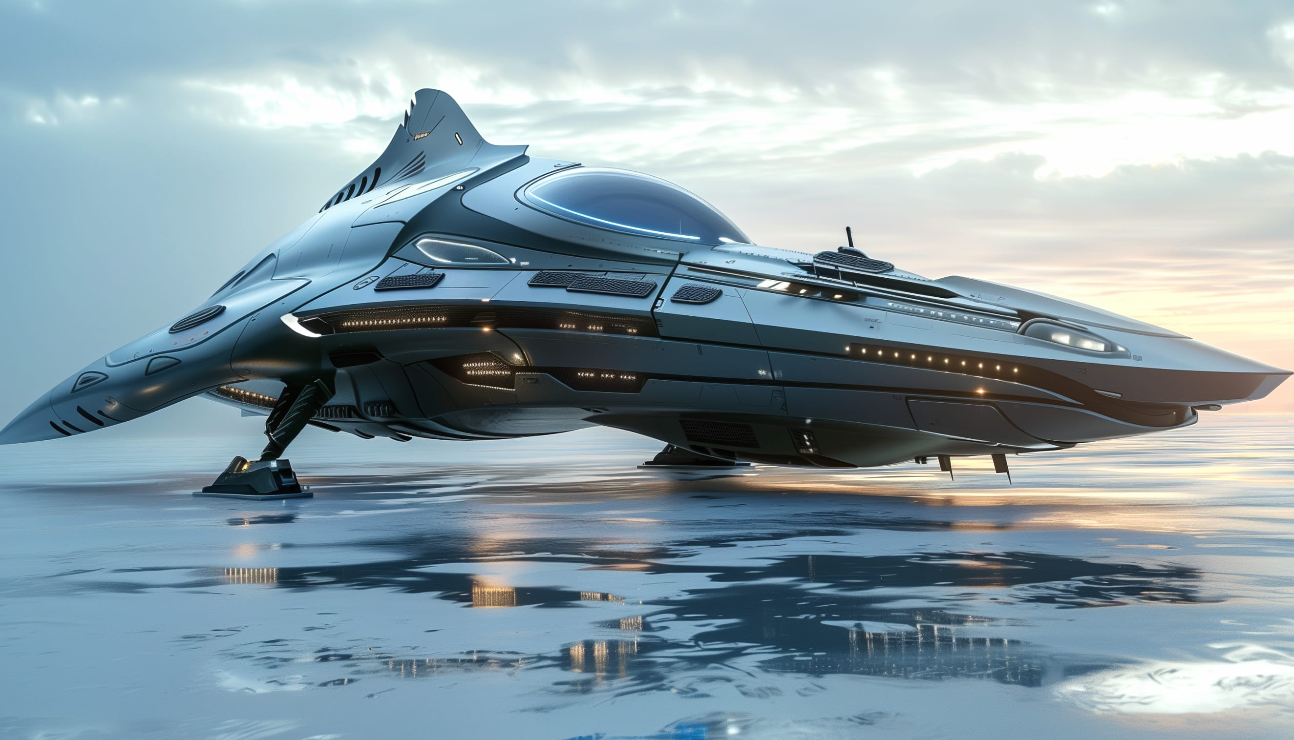 Stellar Voyage Sci-Fi Spaceship wallpapers HD quality