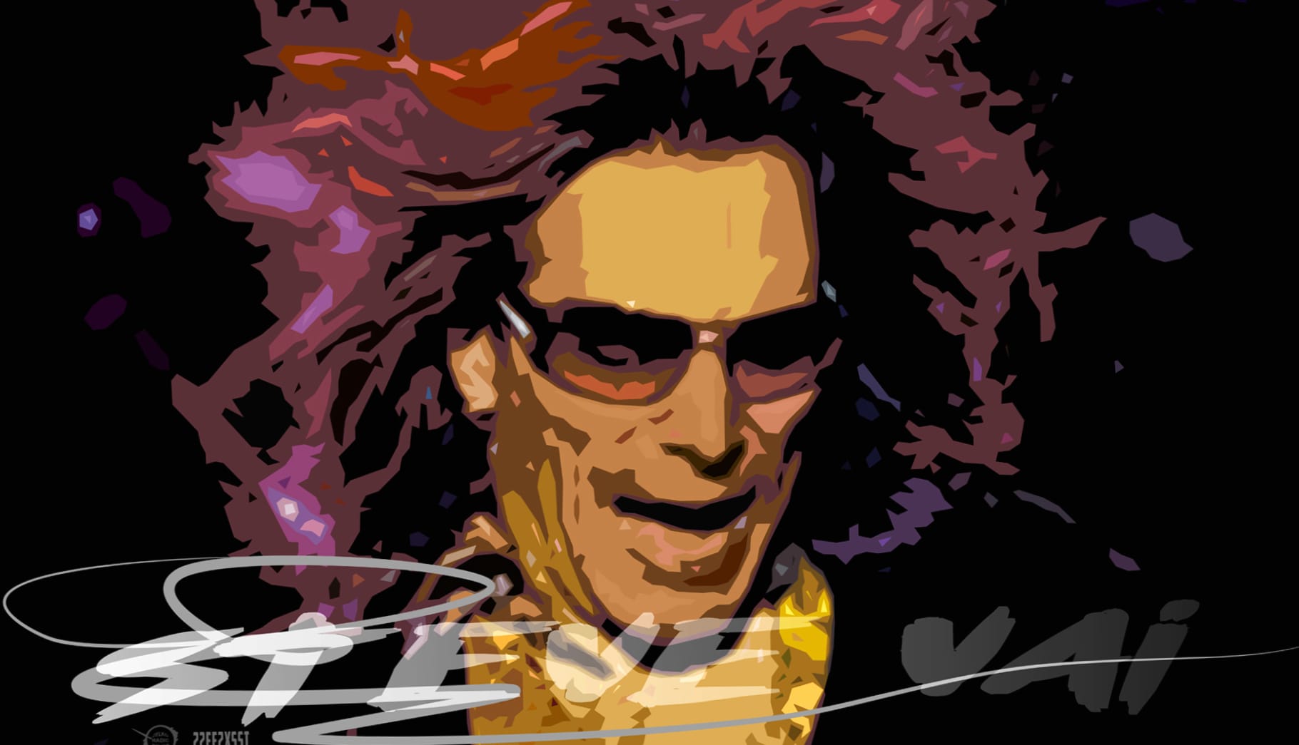 Steve Vai Guitarist at 750 x 1334 iPhone 6 size wallpapers HD quality