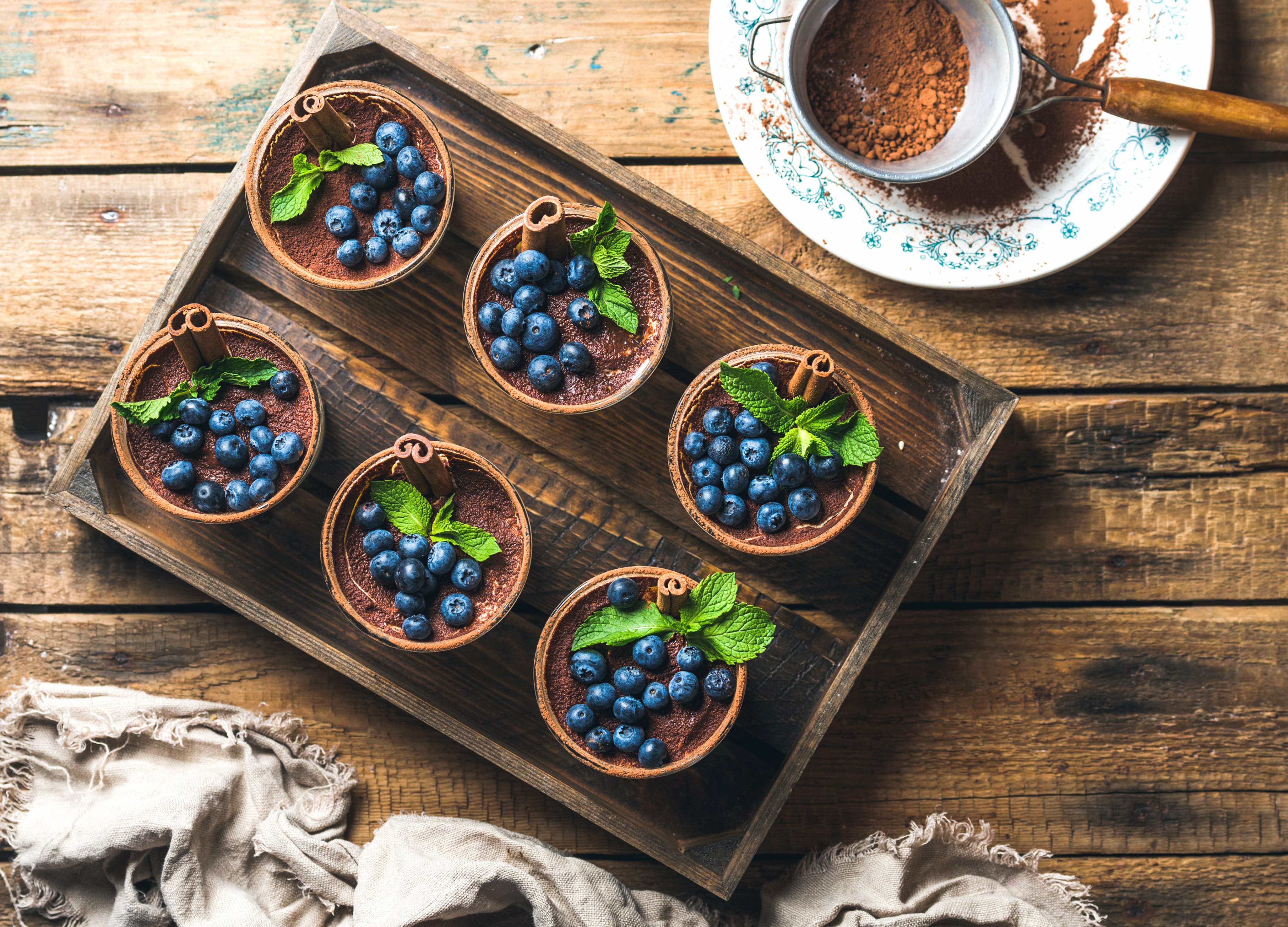 Still Life Cinnamon Blueberry Food Dessert at 1280 x 960 size wallpapers HD quality