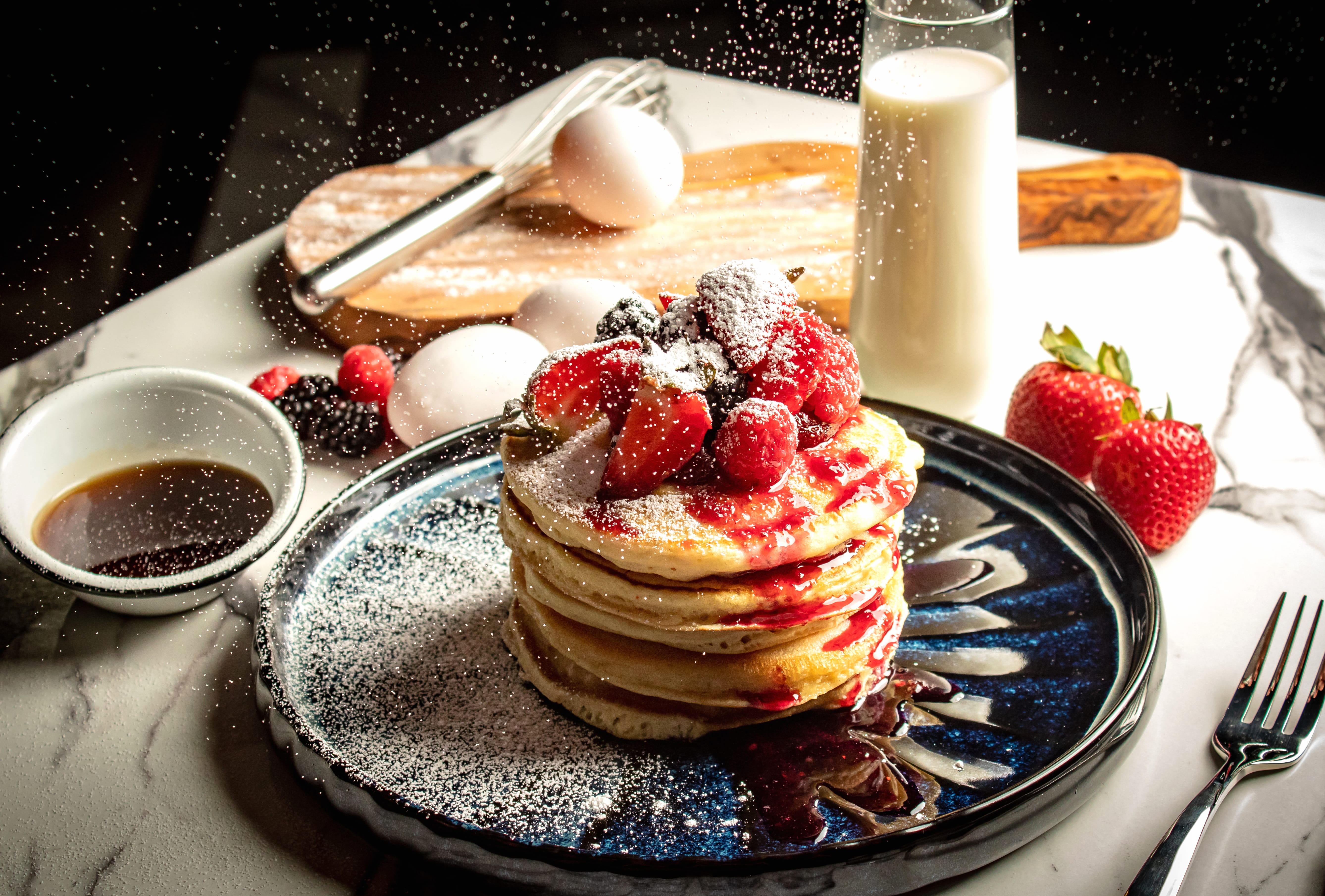 Still Life Food Pancake at 640 x 1136 iPhone 5 size wallpapers HD quality