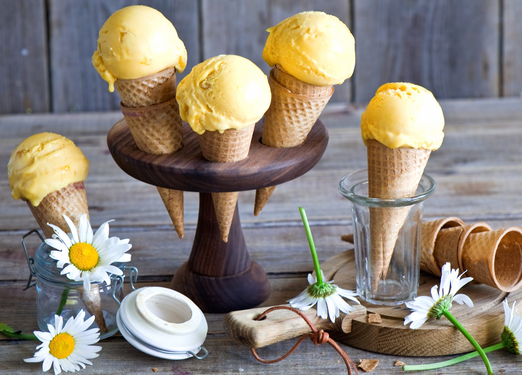 Still Life Summer Food Ice Cream at 1920 x 1080 HD size wallpapers HD quality