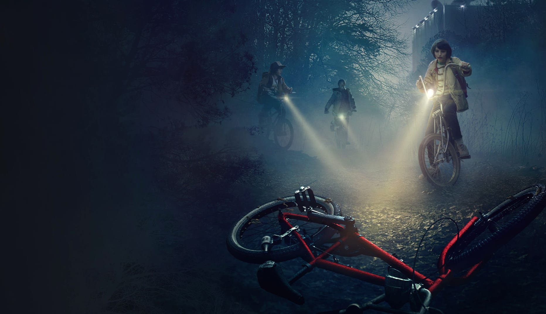 Stranger Things Night Adventure wallpapers HD quality