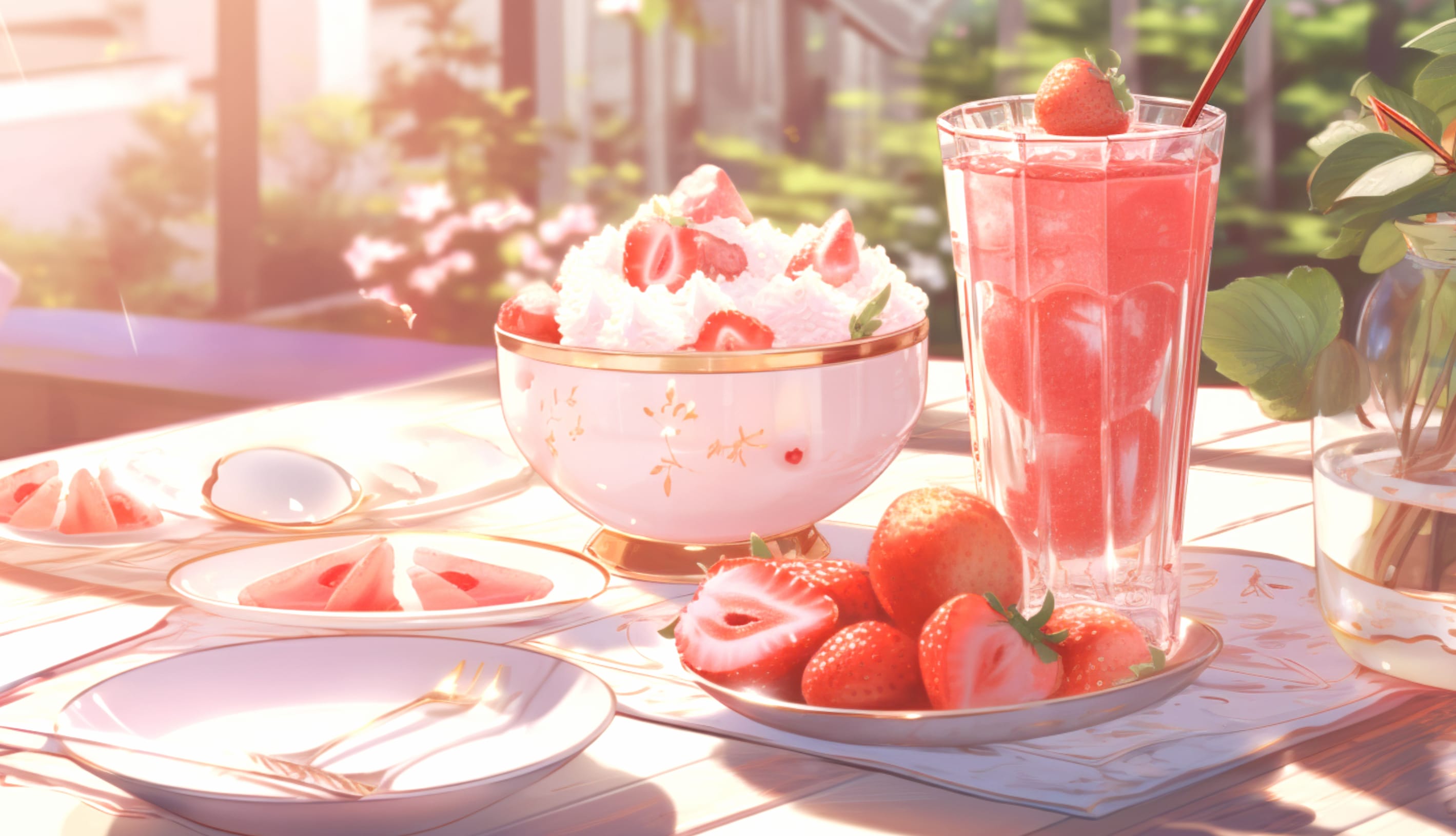 Strawberry Dessert wallpapers HD quality