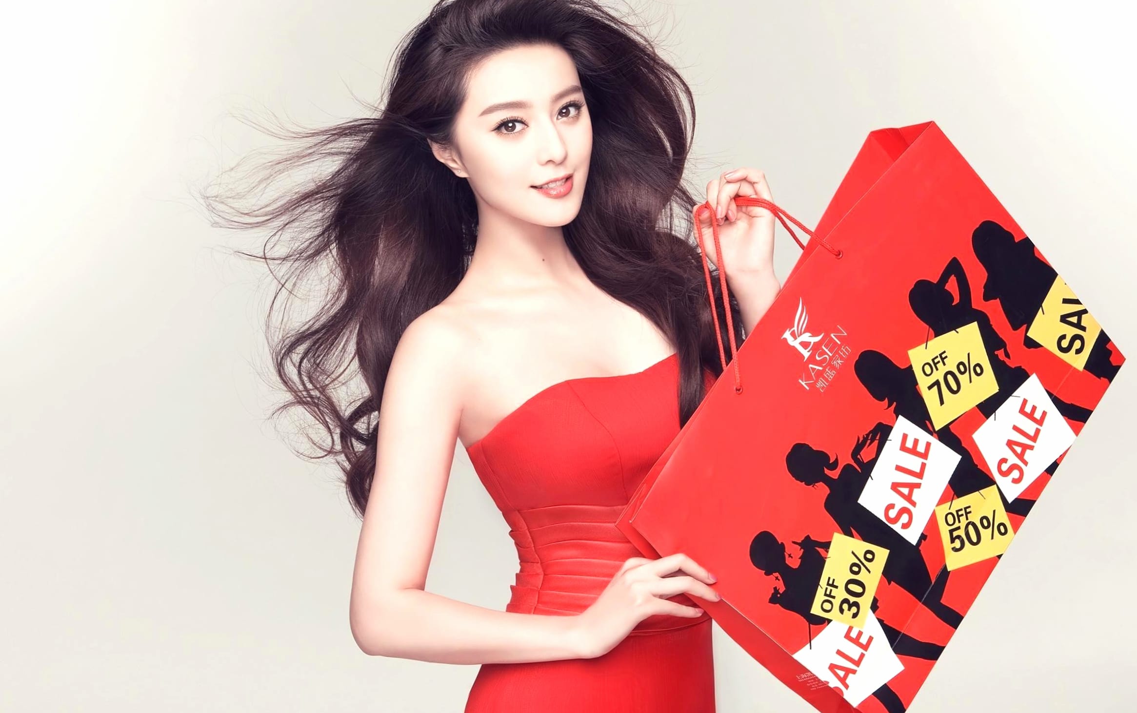 Stunning of Fan Bingbing with an Eye-Catching Sale wallpapers HD quality