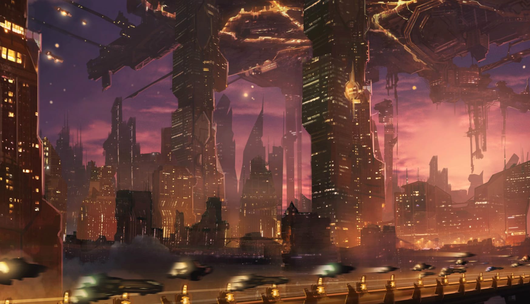 Stunning Sci-Fi Cityscape wallpapers HD quality