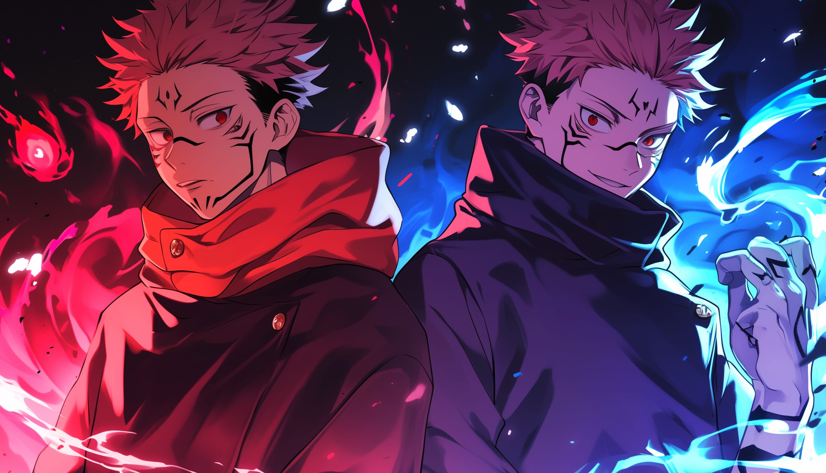 Sukuna and Itadori Yuji - Jujutsu Kaisen Anime wallpapers HD quality