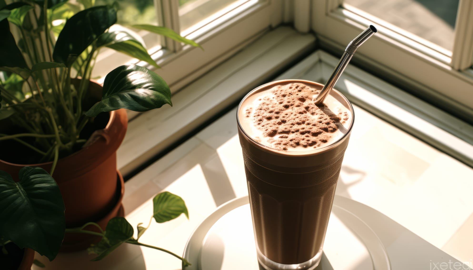 Sumptuous Chocolate Milkshake for Desktop Background wallpapers HD quality