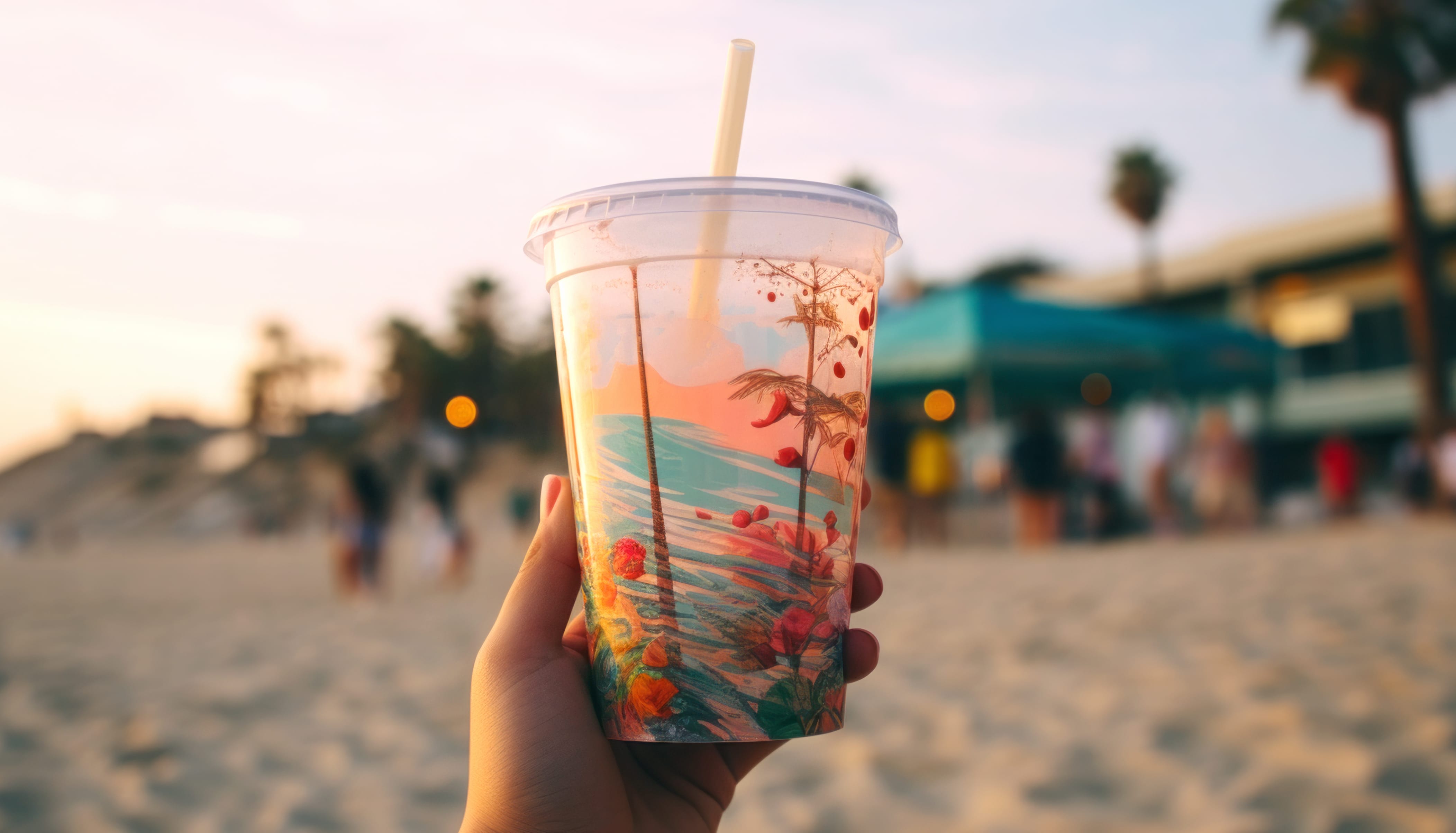 Sunset Beach Slurpee - at 1536 x 864 HD size wallpapers HD quality