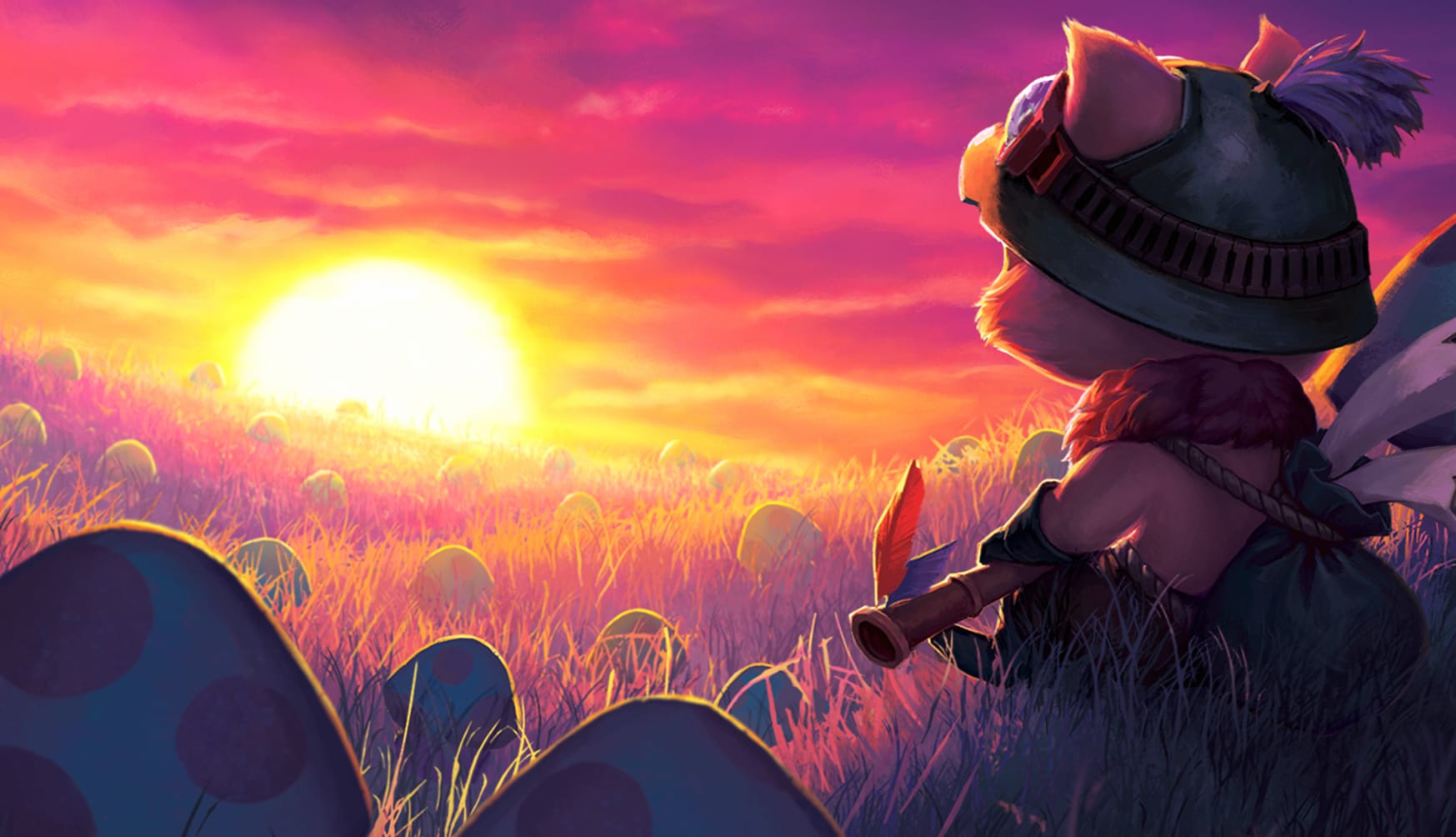 Sunset in Bandle City Teemo wallpapers HD quality