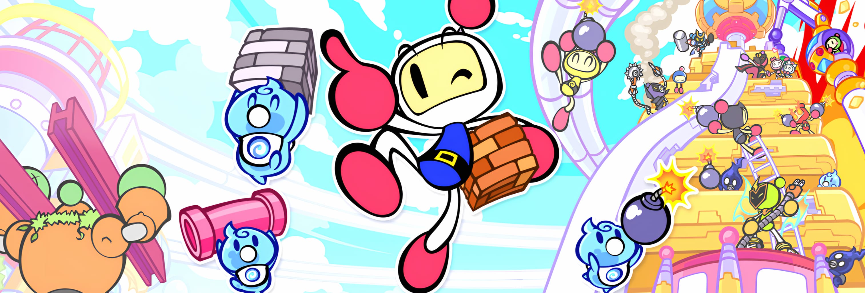 Super Bomberman R 2 – Vibrant Gaming Background wallpapers HD quality