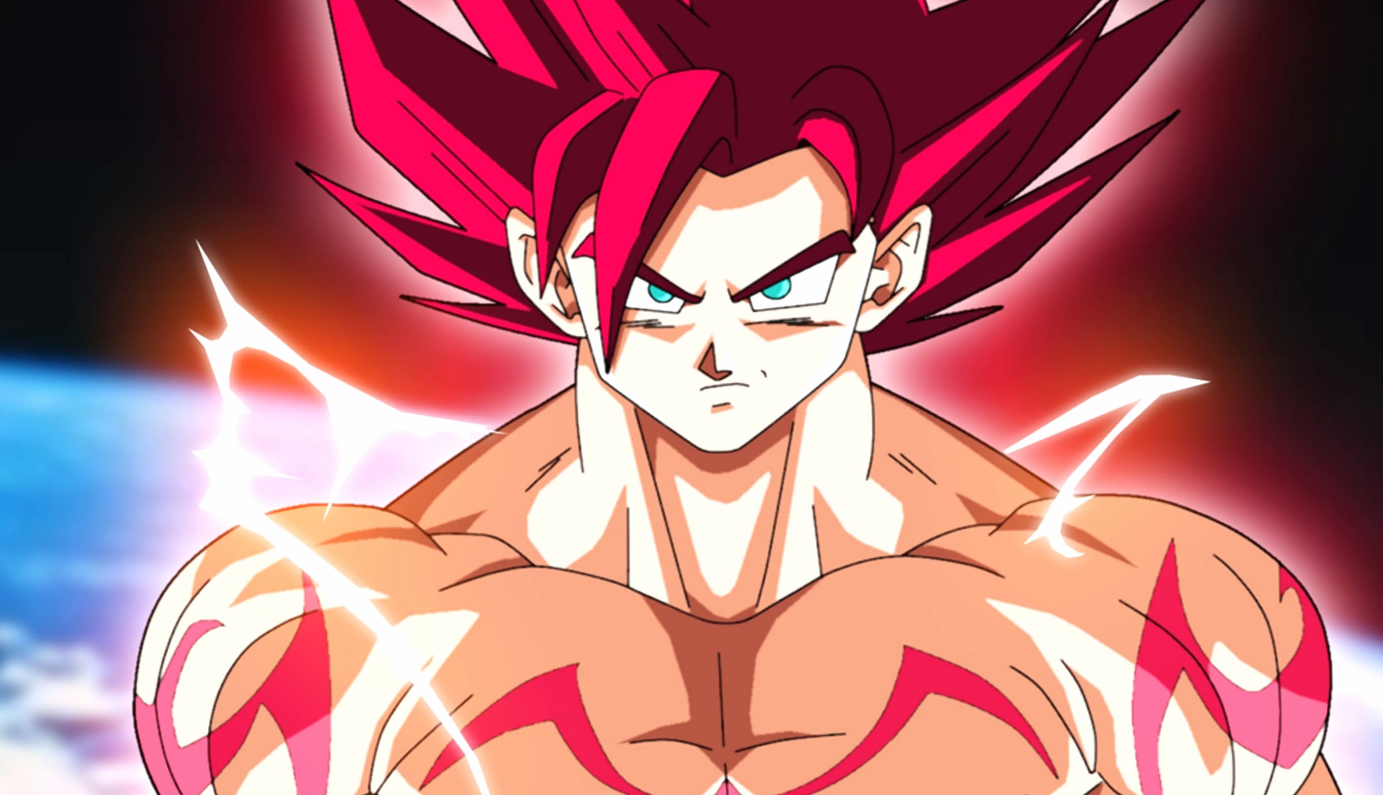 Super Saiyan God Goku - Dragon Ball Super Background wallpapers HD quality