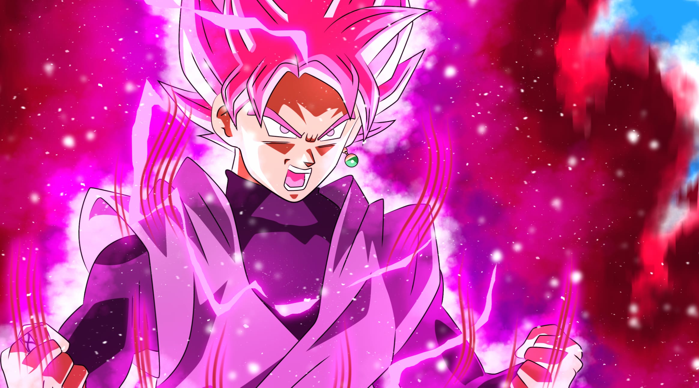 Super Saiyan Rosé Goku Black from Dragon Ball Super wallpapers HD quality