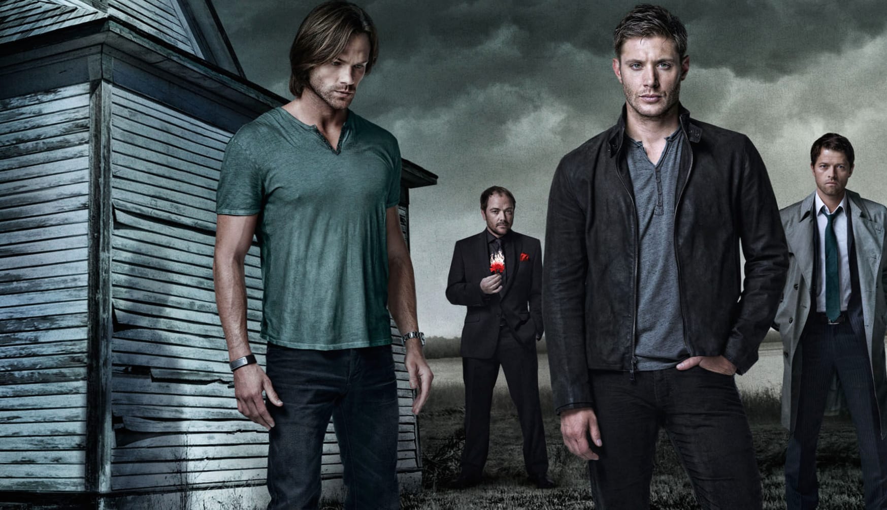 Supernatural Dean, Sam, Crowley, and Castiel wallpapers HD quality