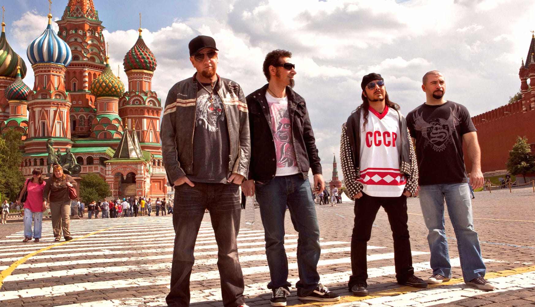 System Of A Down Music in Red Square wallpapers HD quality