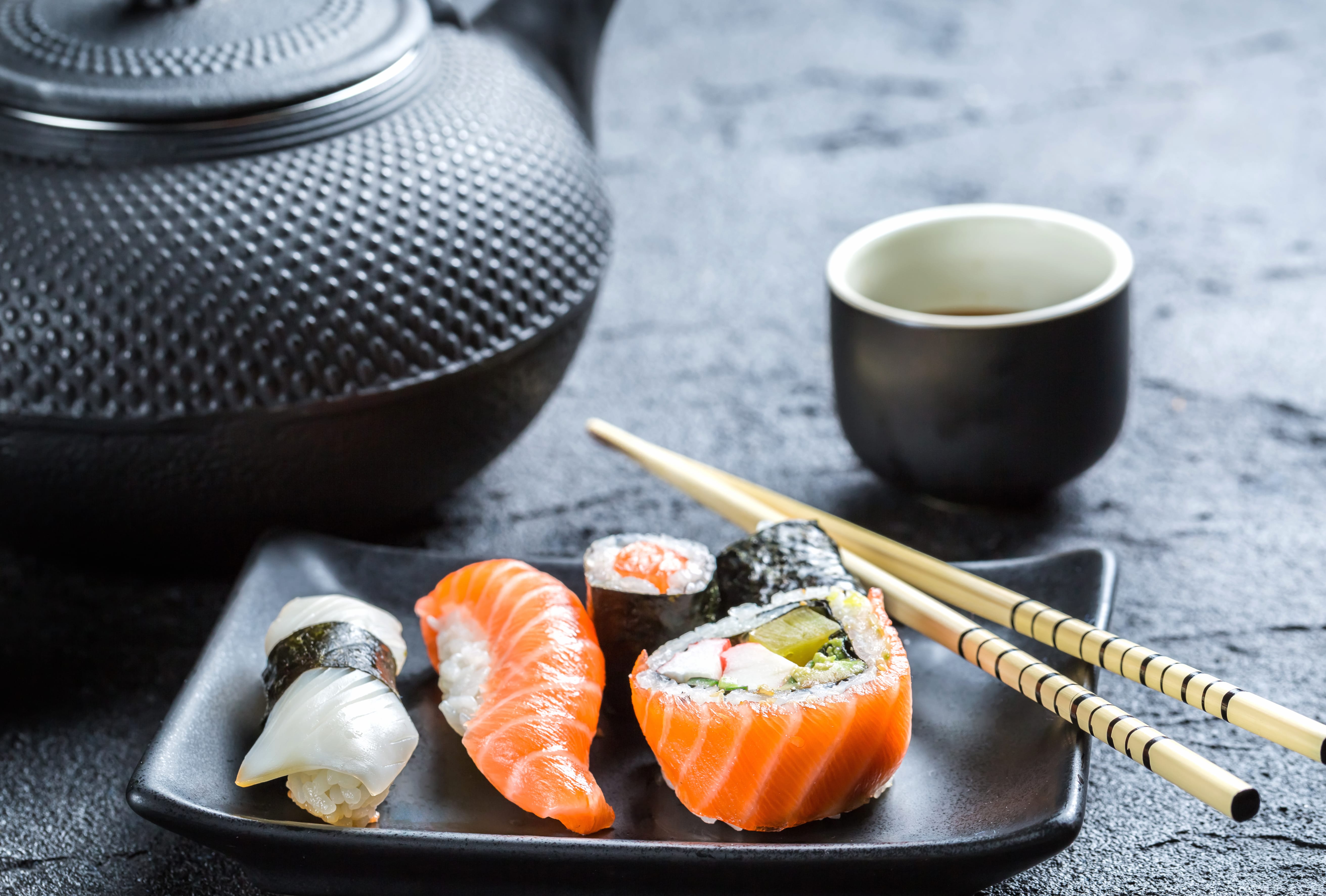 Tea Fish Food Sushi wallpapers HD quality