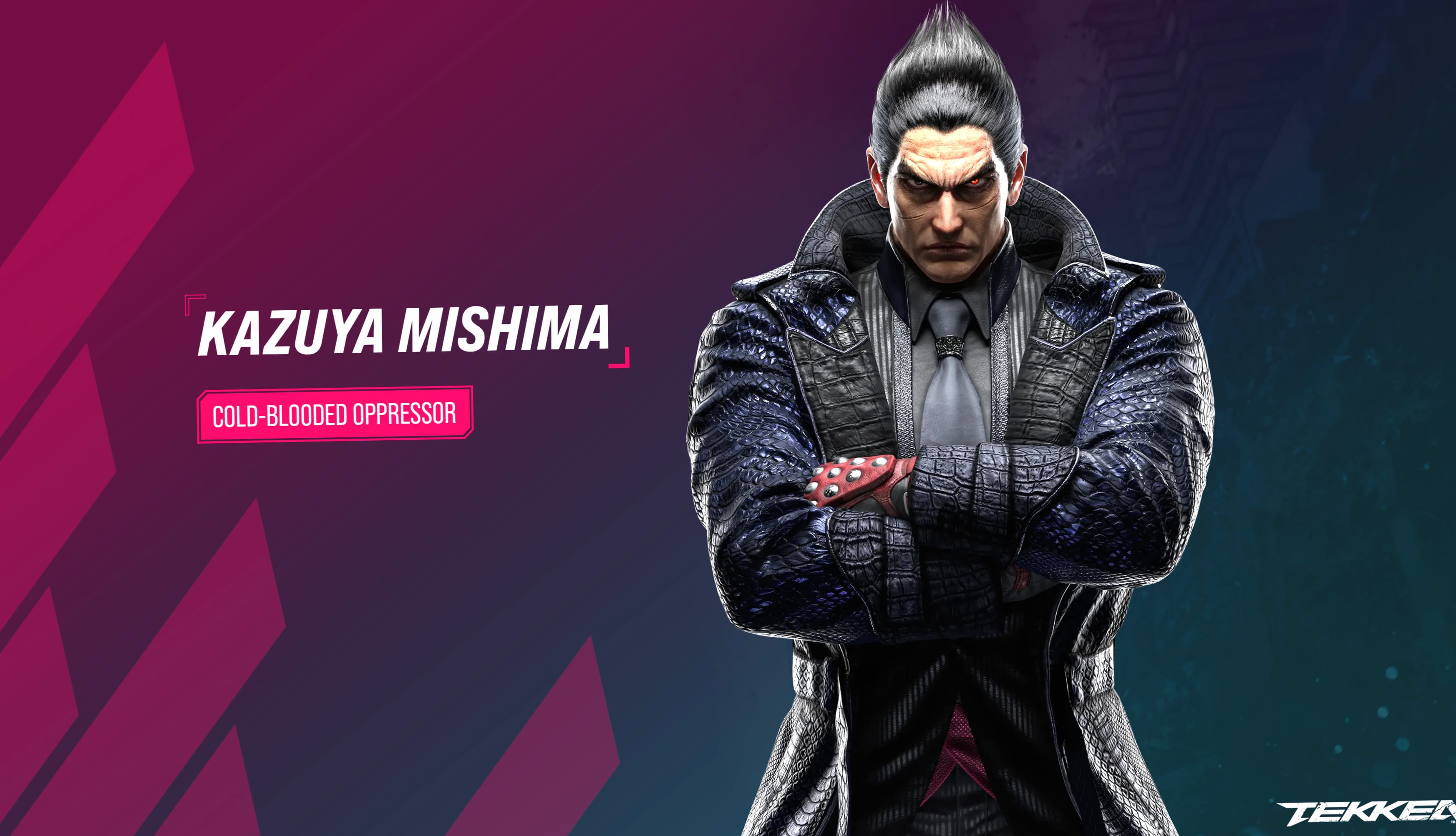 Tekken 8 Kazuya Mishima - Epic Gaming Background wallpapers HD quality