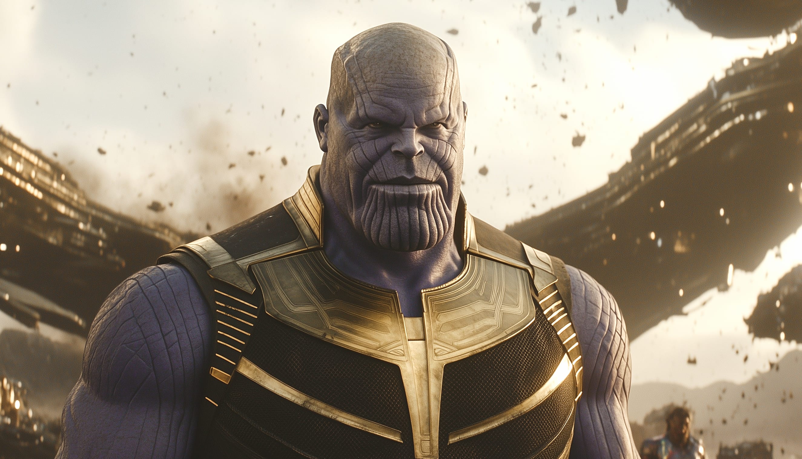 Thanos from Avengers Infinity War at 1024 x 1024 iPad size wallpapers HD quality